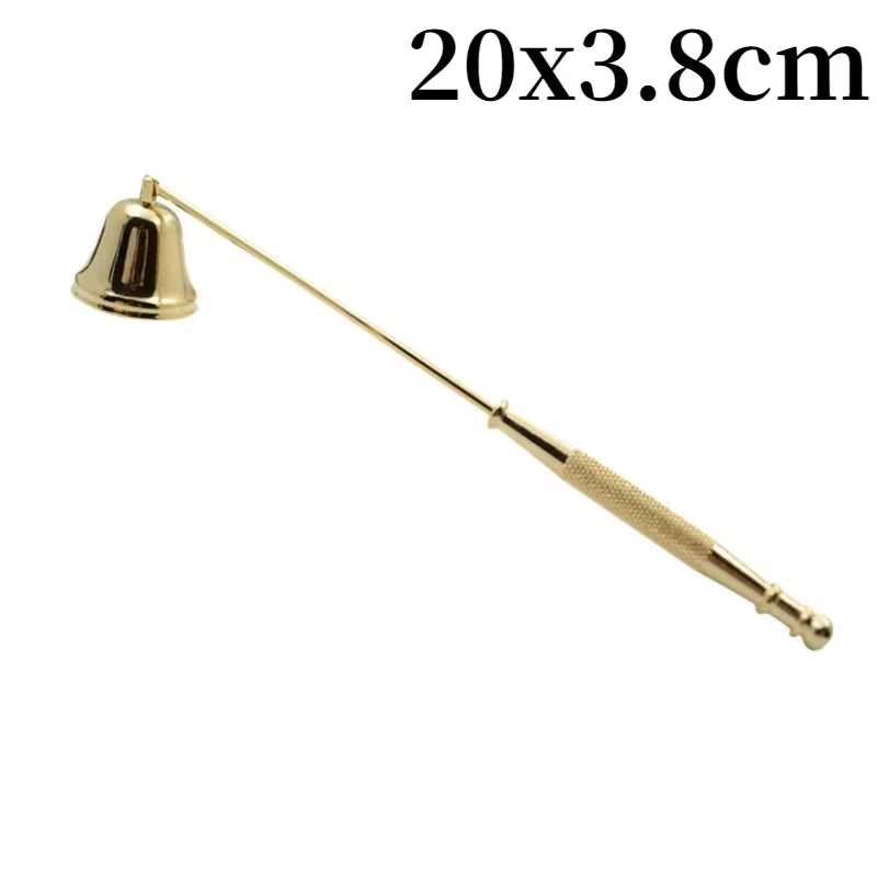 Candle Extinguishing Tool Black Metal Candle Extinguisher Candle Wick Trimming Scissors/Hook/Candle Tray/Candle Nursing Tool