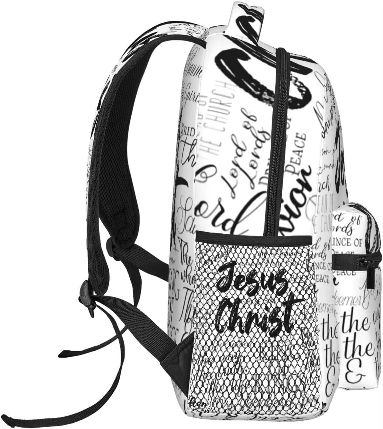 Christian Backpacks Jesus Cross Laptop Bookbag 
