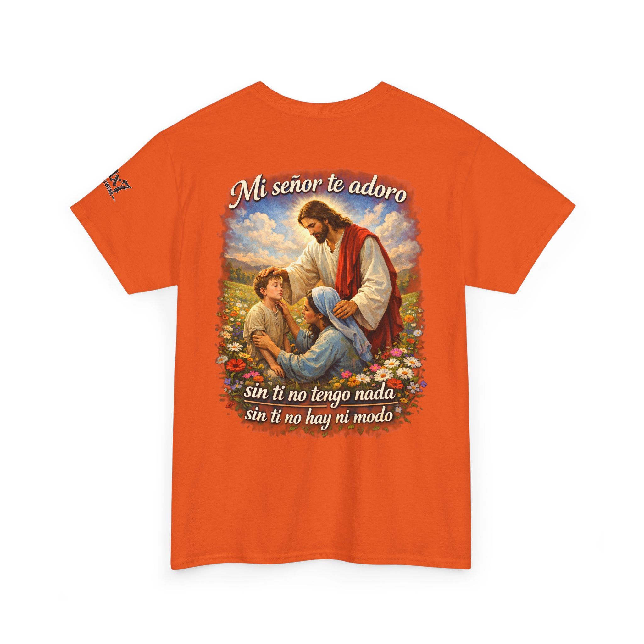 70x7 Streetwear “Mi Señor Te Adoro” Christian Graphic Tee