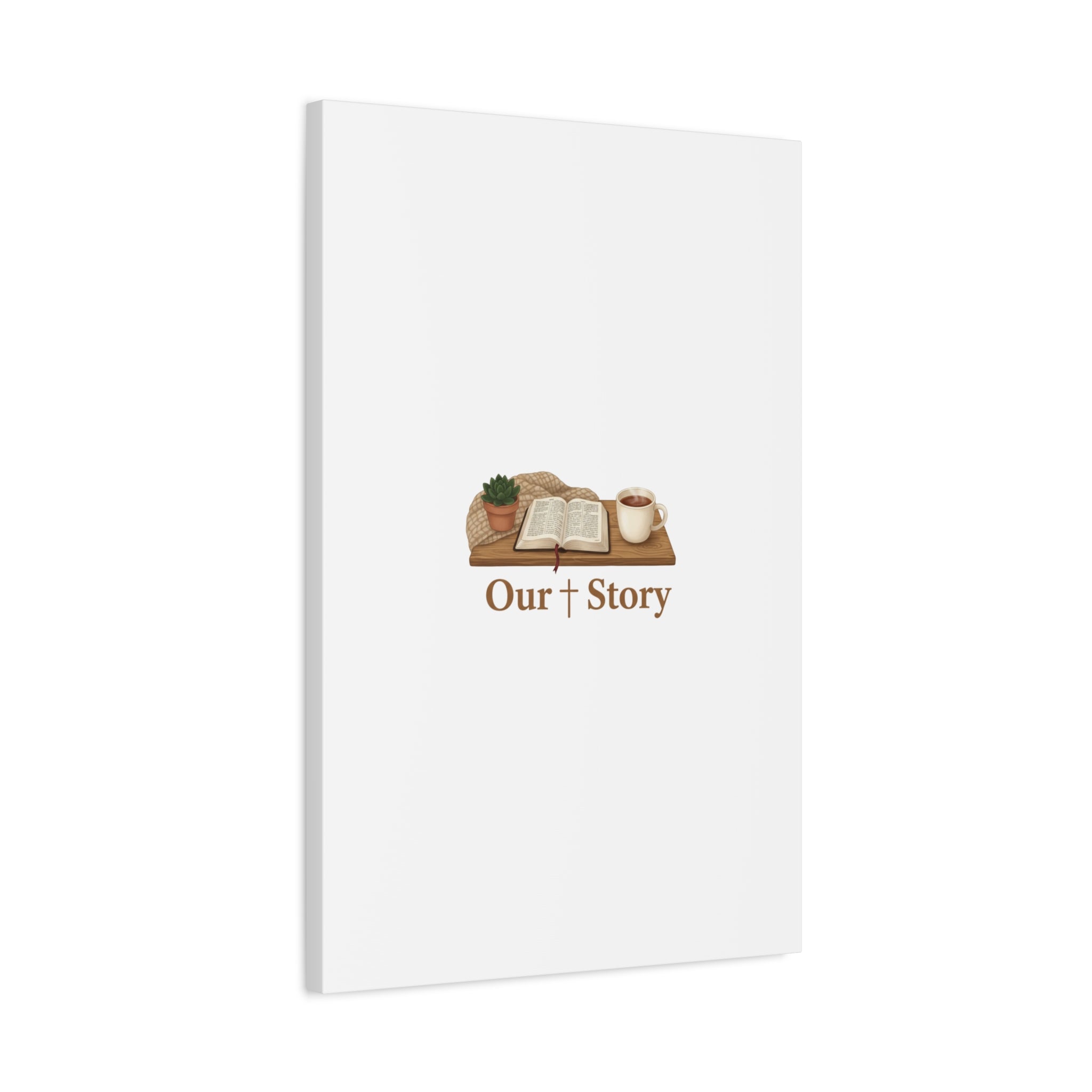 Our Story Canvas | Cozy Reading Aesthetic, Bookish Home Decor