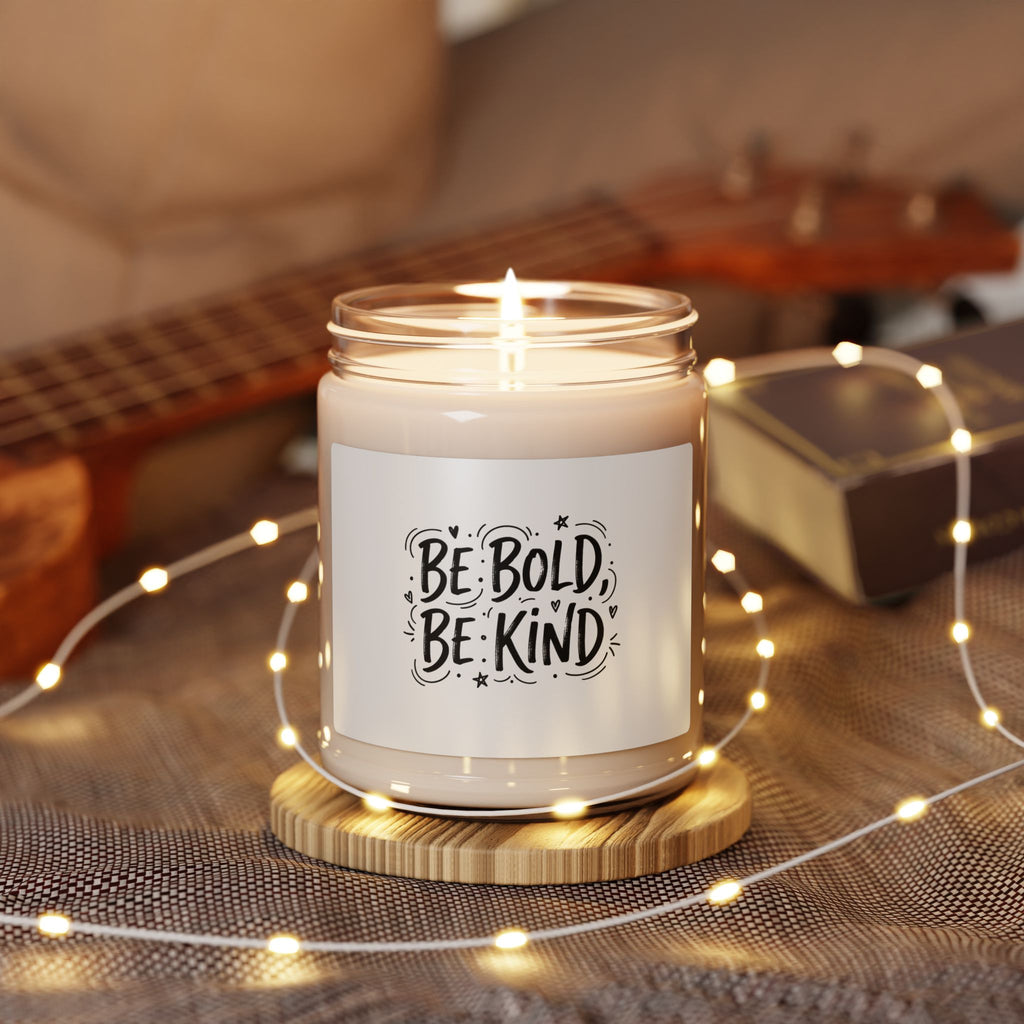 Be Bold Be Kind Soy Candle | Handwritten Brush Script, Marker Font Style