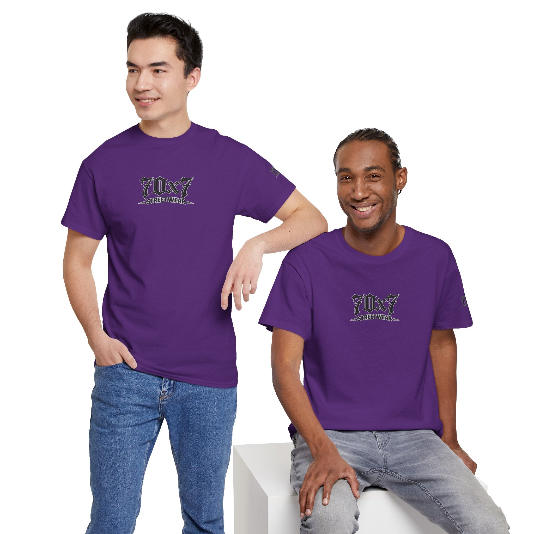 70x7 Streetwear Graphic Tee — "Porque no me avergüenzo del evangelio de Cristo" (Romans 1:16)