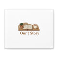 Our Story Canvas | Cozy Reading Aesthetic, Bookish Home Decor