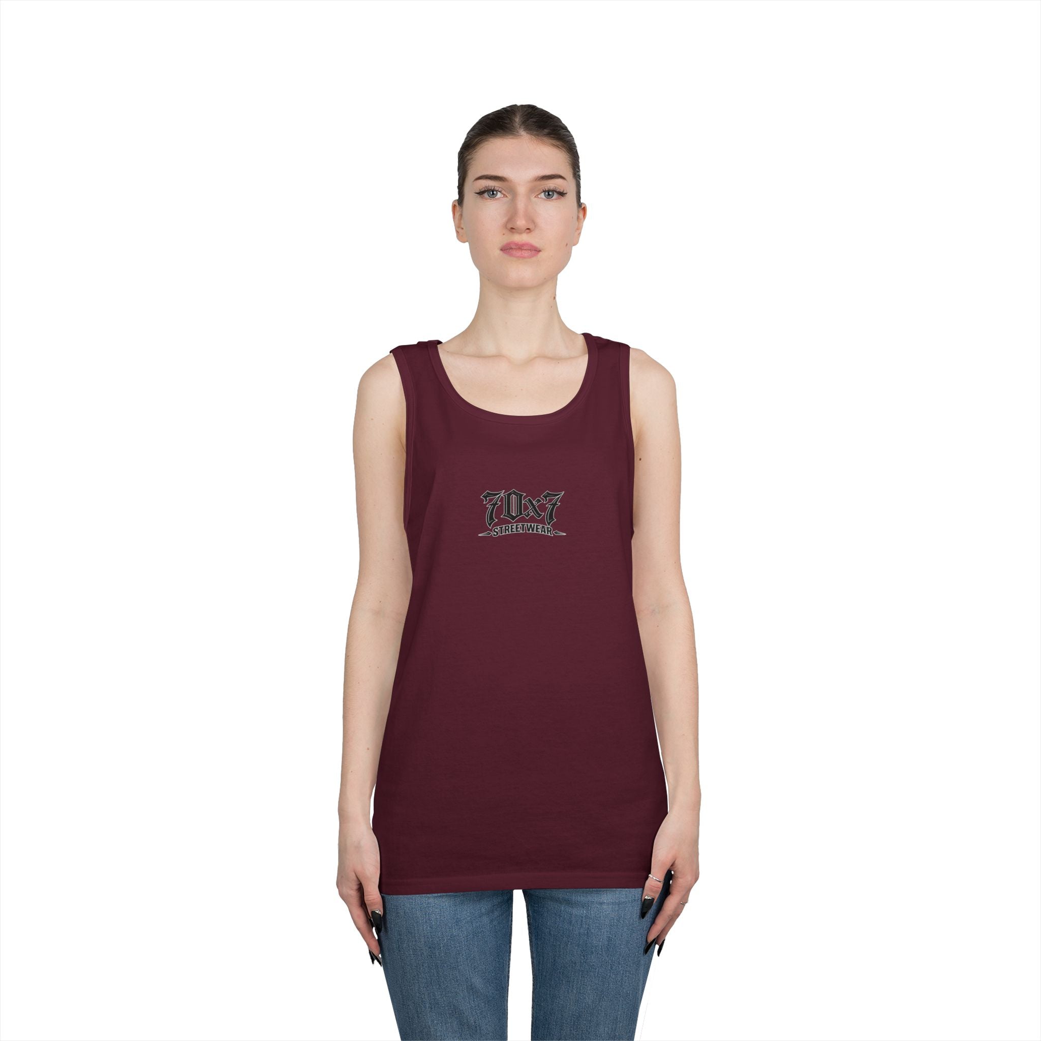 Tank Top — 70x7 Cross Graphic Christian Faith Tank
