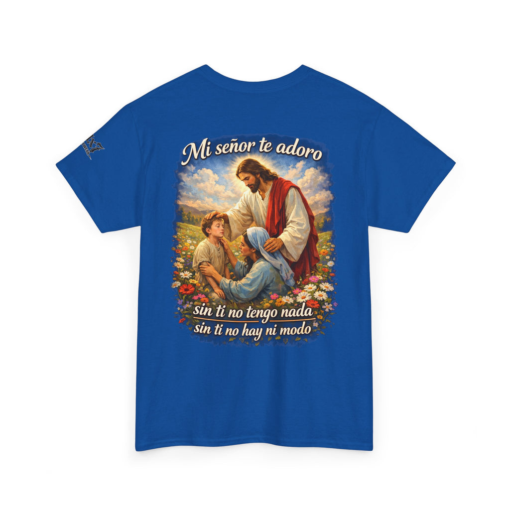 70x7 Streetwear “Mi Señor Te Adoro” Christian Graphic Tee