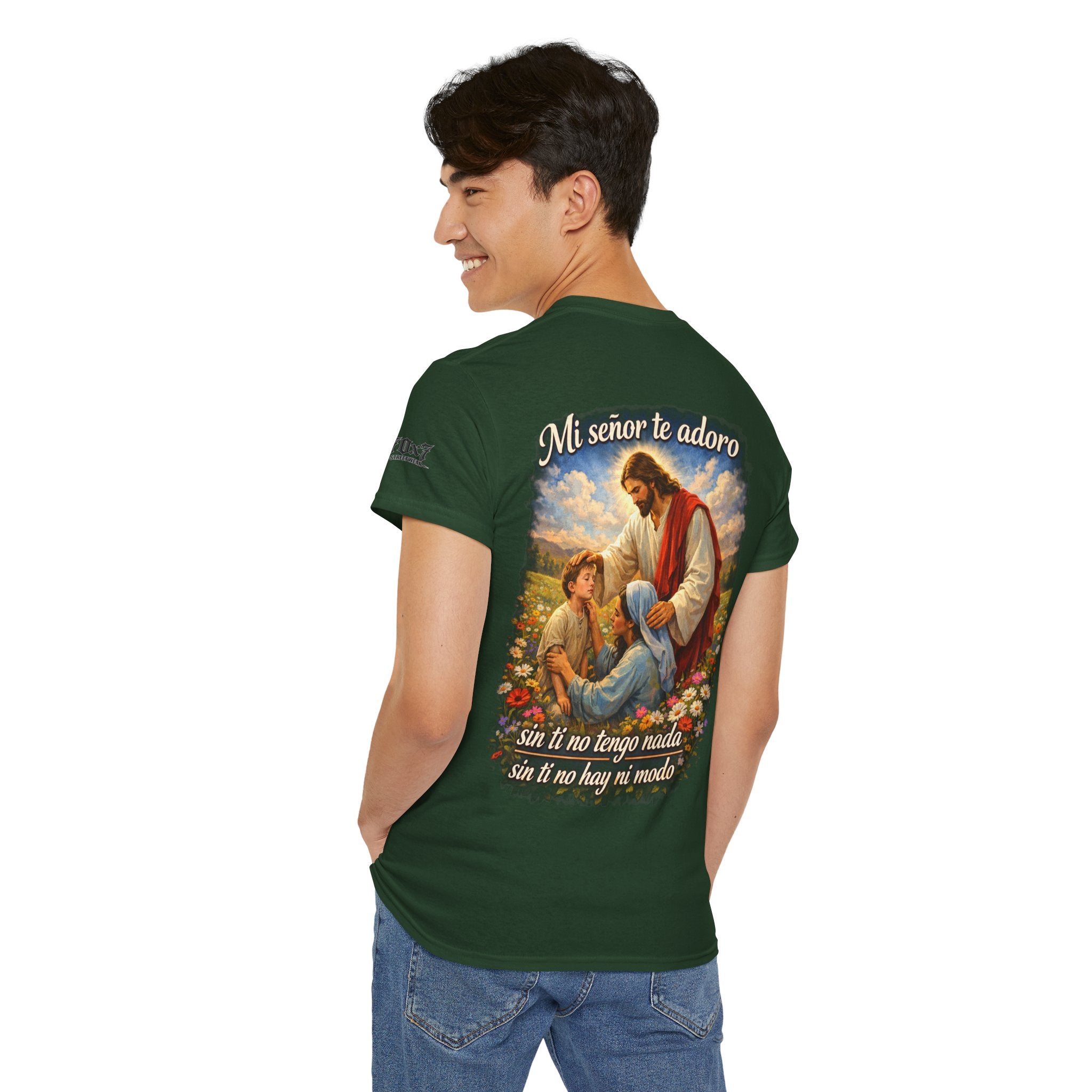 70x7 Streetwear “Mi Señor Te Adoro” Christian Graphic Tee
