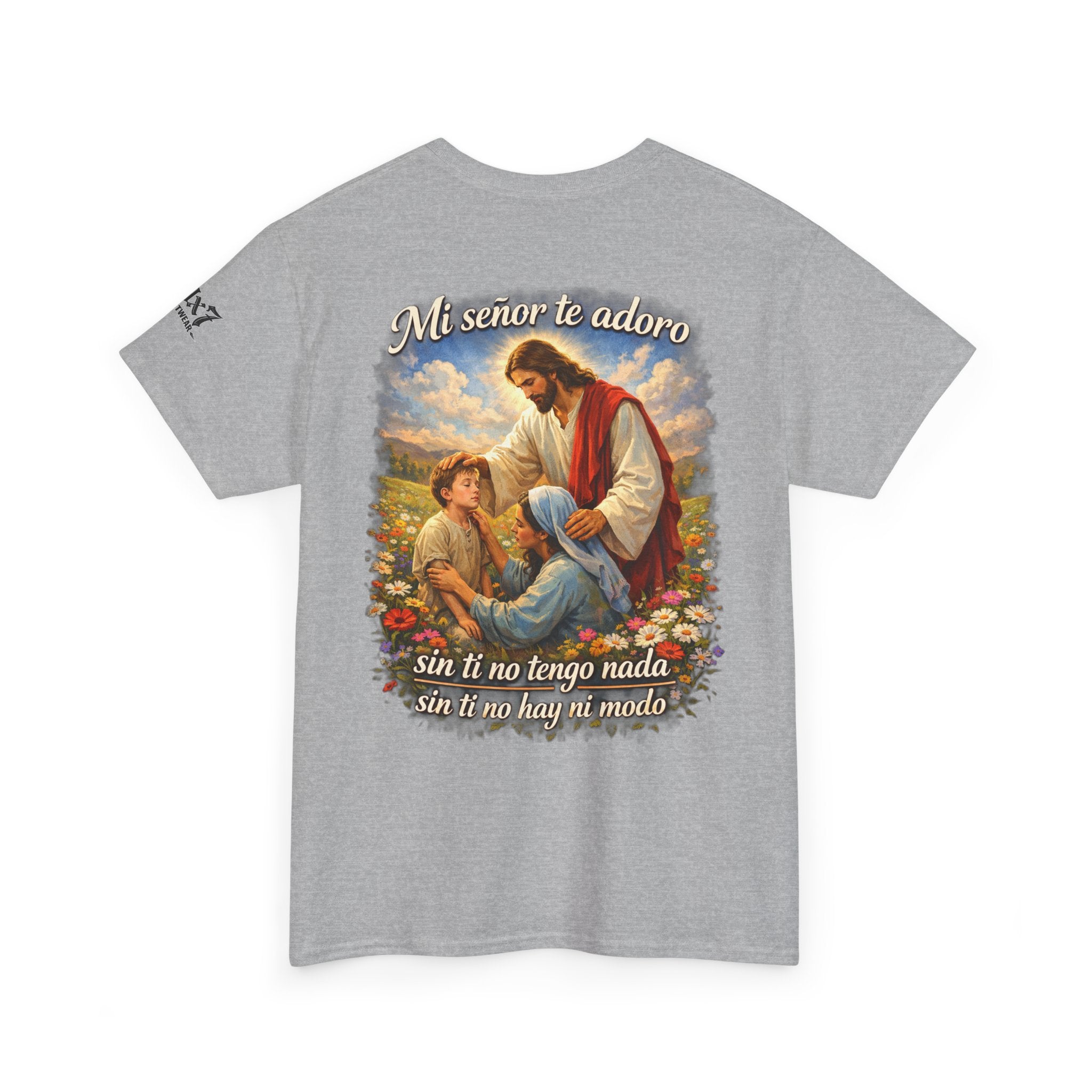70x7 Streetwear “Mi Señor Te Adoro” Christian Graphic Tee
