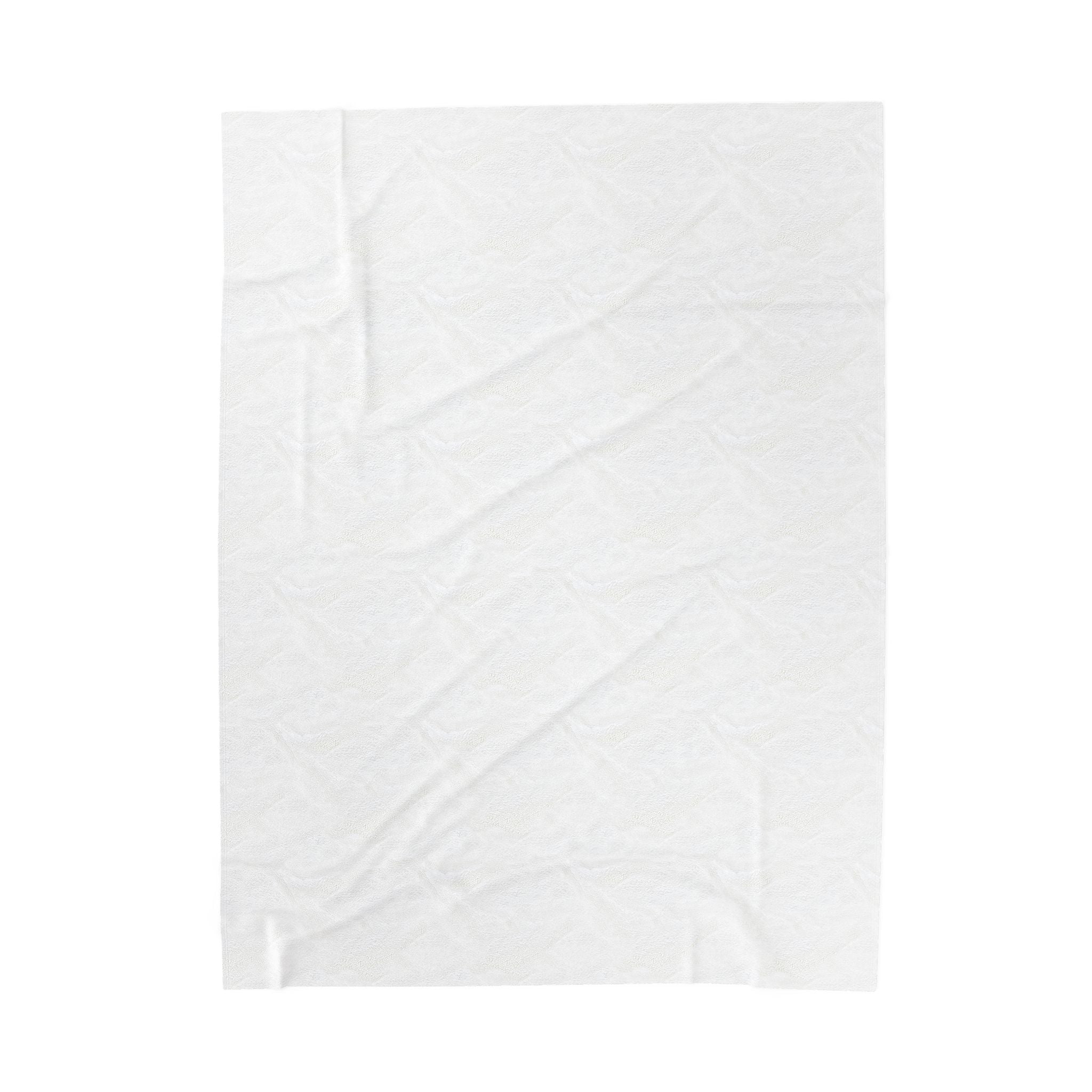 Be Bold Be Kind Velveteen Plush Blanket | Handwritten Marker Brush Script, Cozy Cream