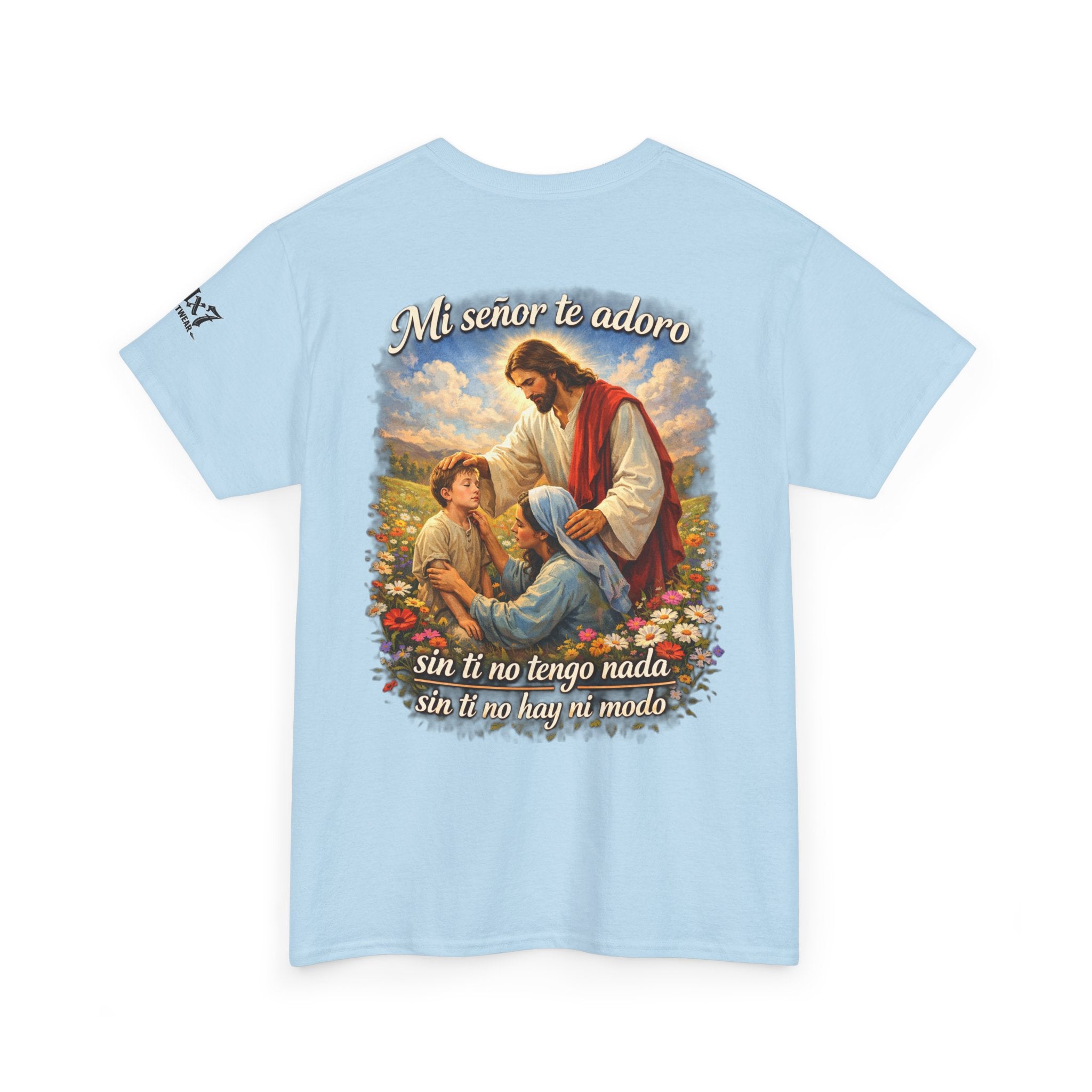 70x7 Streetwear “Mi Señor Te Adoro” Christian Graphic Tee