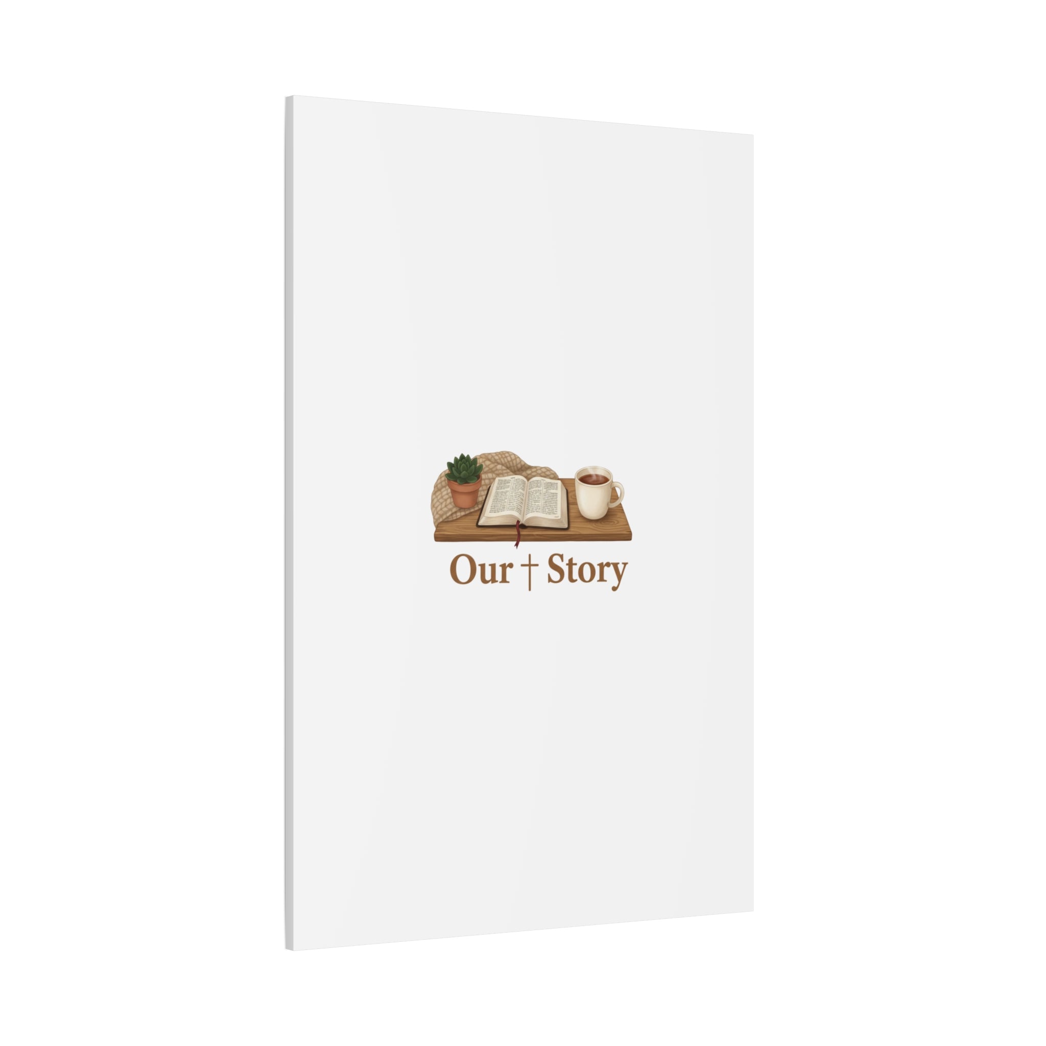 Our Story Canvas | Cozy Reading Aesthetic, Bookish Home Decor