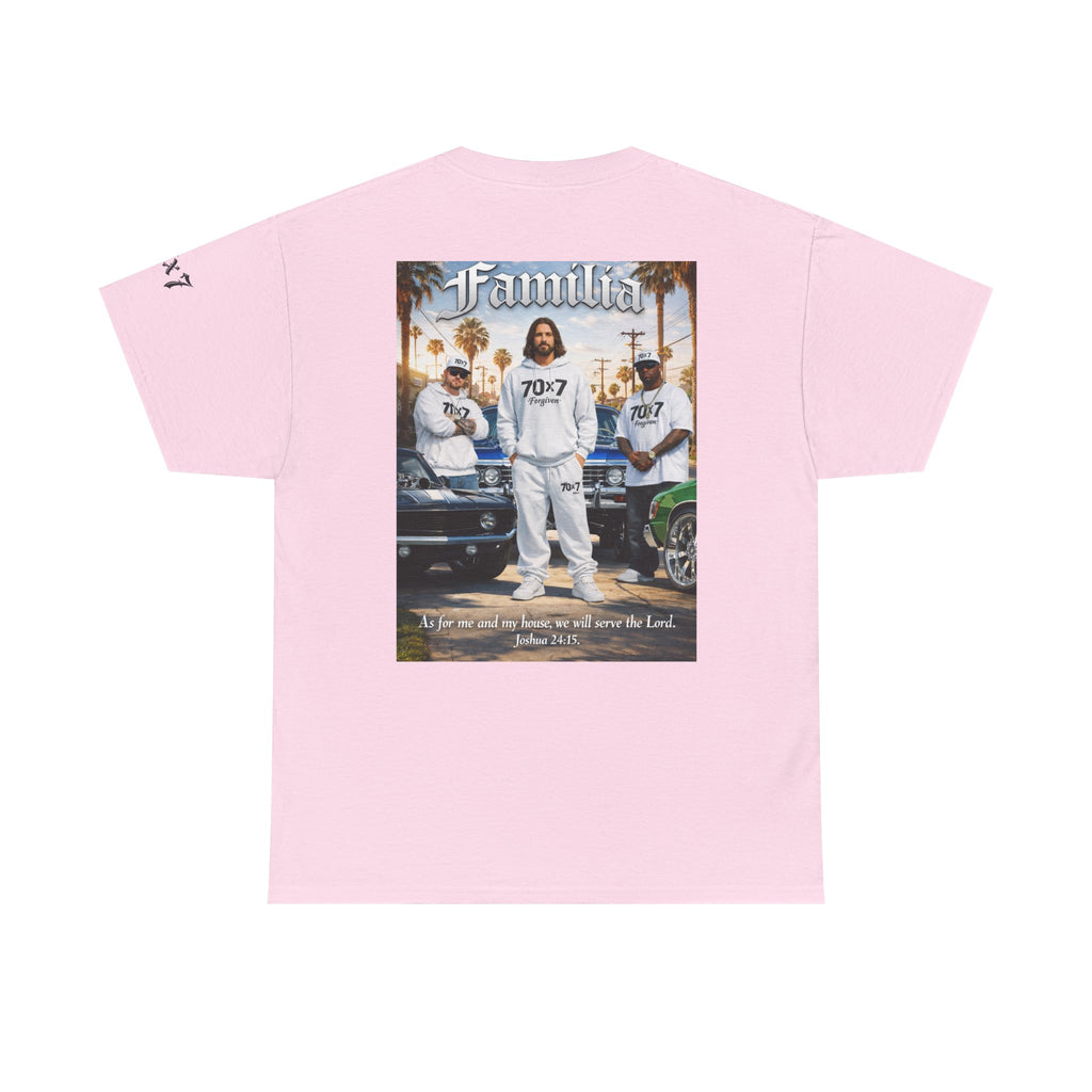 70x7 Streetwear Familia Tee — Christian Urban Crew T-Shirt
