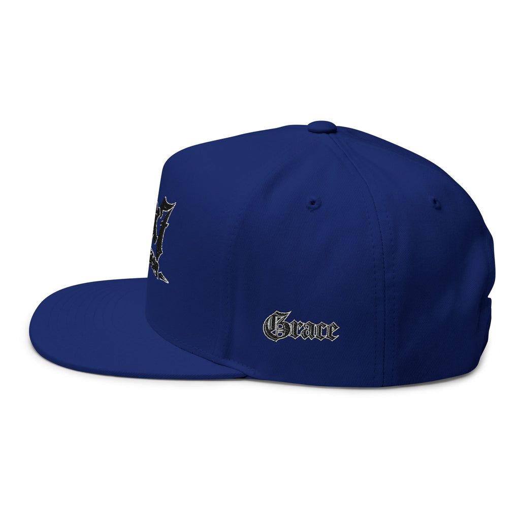 70x7 Streetwear Embroidered Flat Bill Cap
