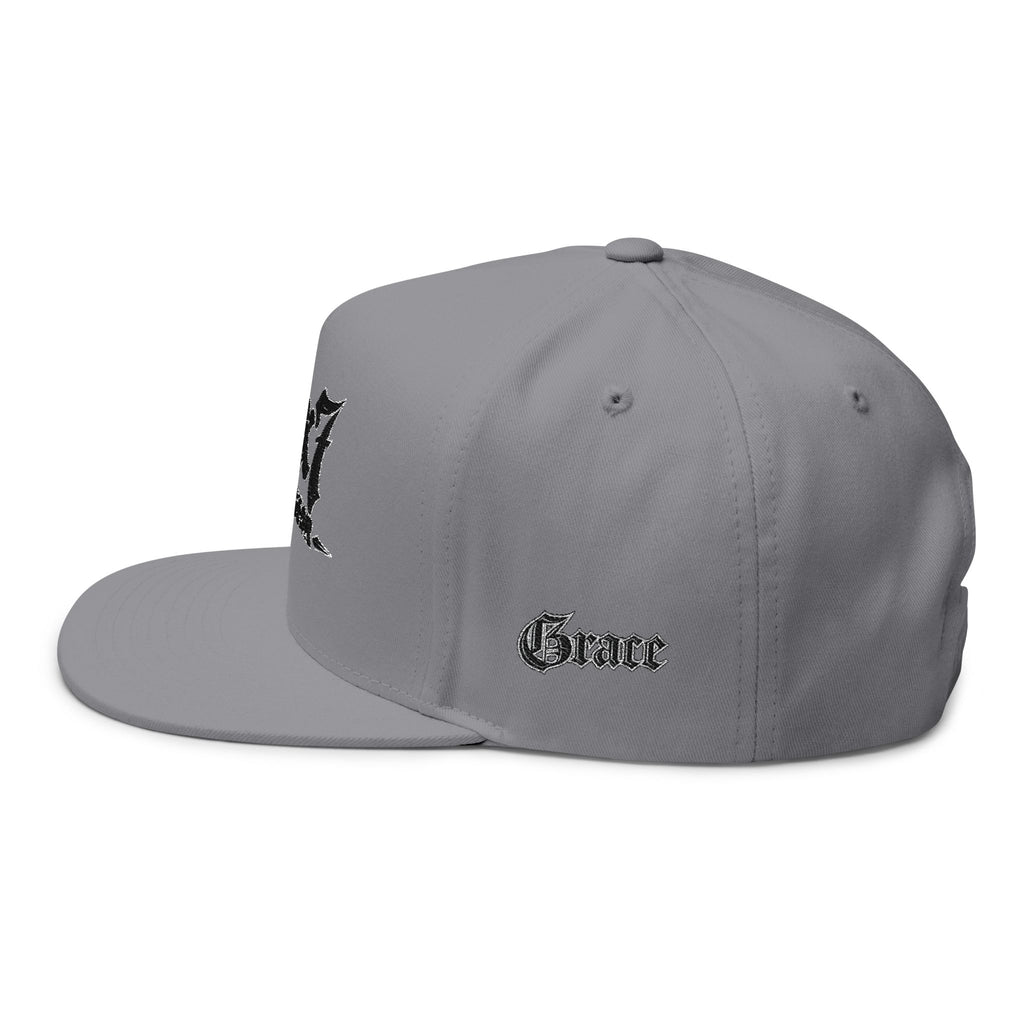 70x7 Streetwear Embroidered Flat Bill Cap