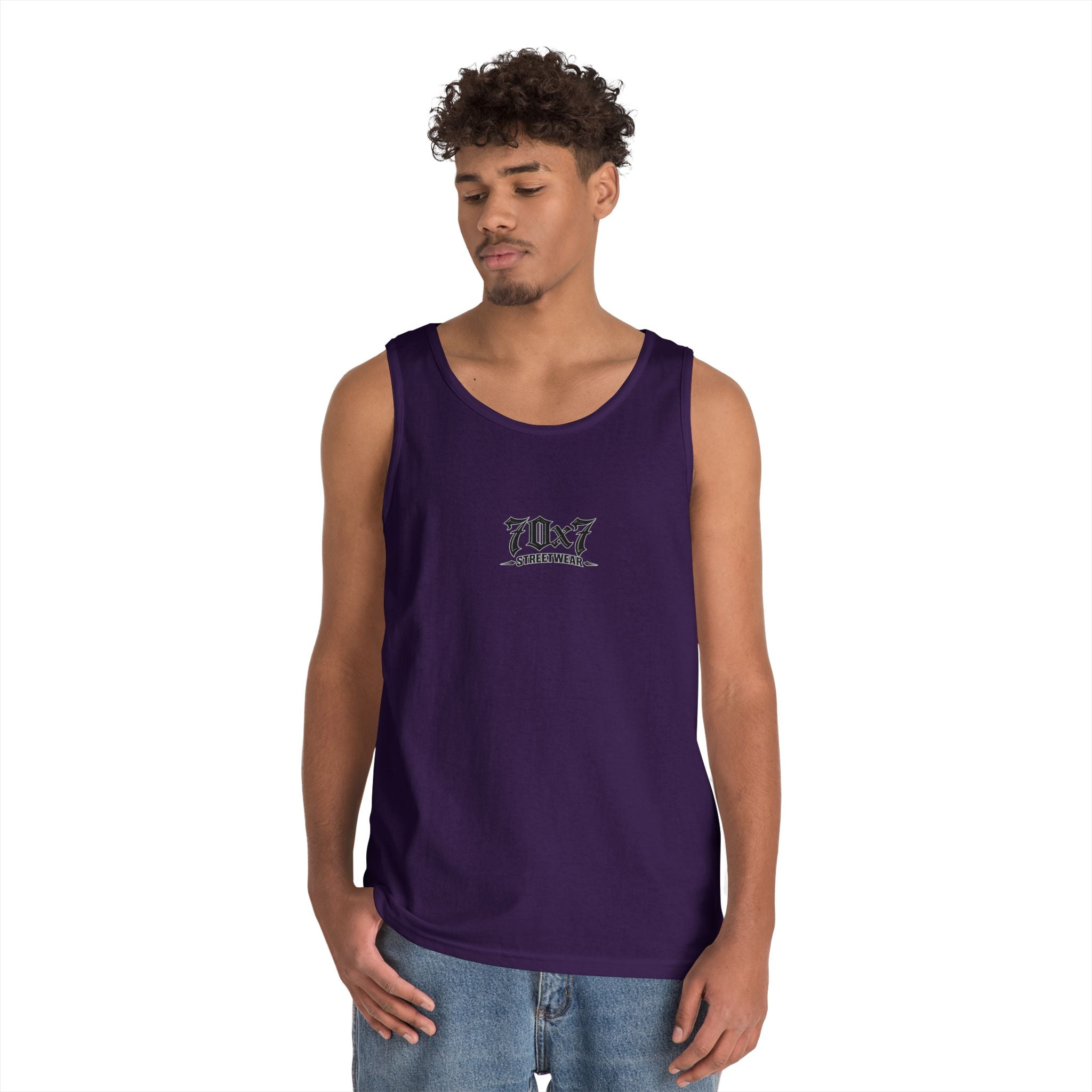 Tank Top — 70x7 Cross Graphic Christian Faith Tank