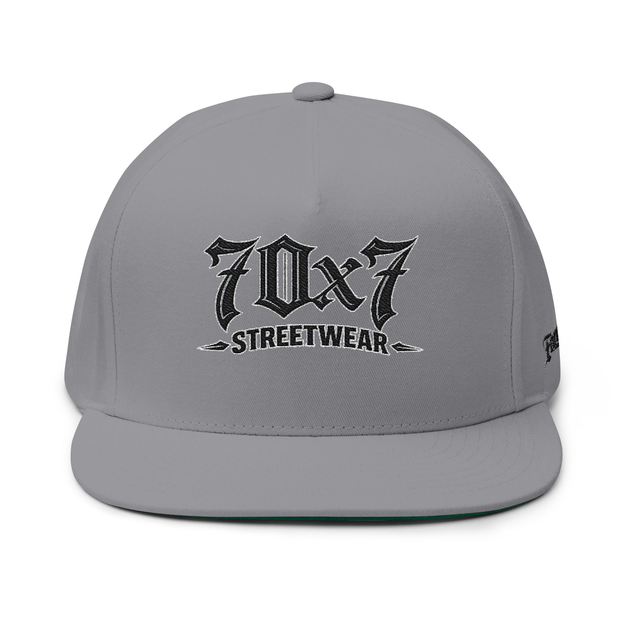 707 Streetwear Forgiven Embroidered Flat Bill Cap