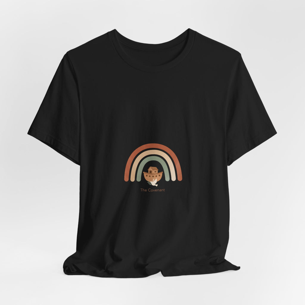 Neutral Rainbow Arc Tee | muted rainbow shirt, boho rainbow