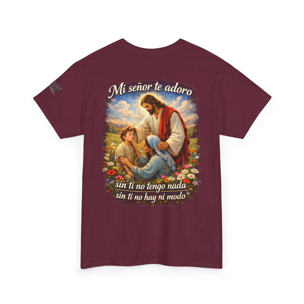 70x7 Streetwear “Mi Señor Te Adoro” Christian Graphic Tee