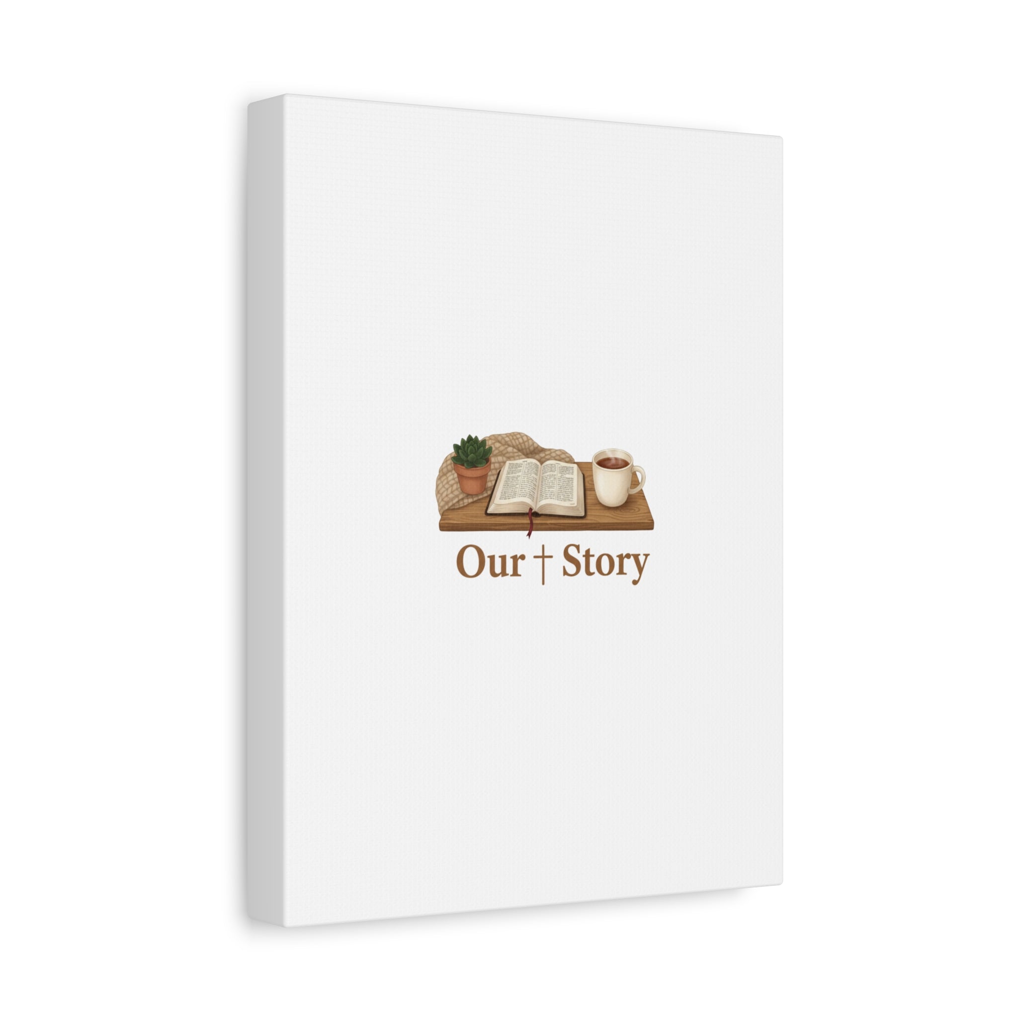 Our Story Canvas | Cozy Reading Aesthetic, Bookish Home Decor