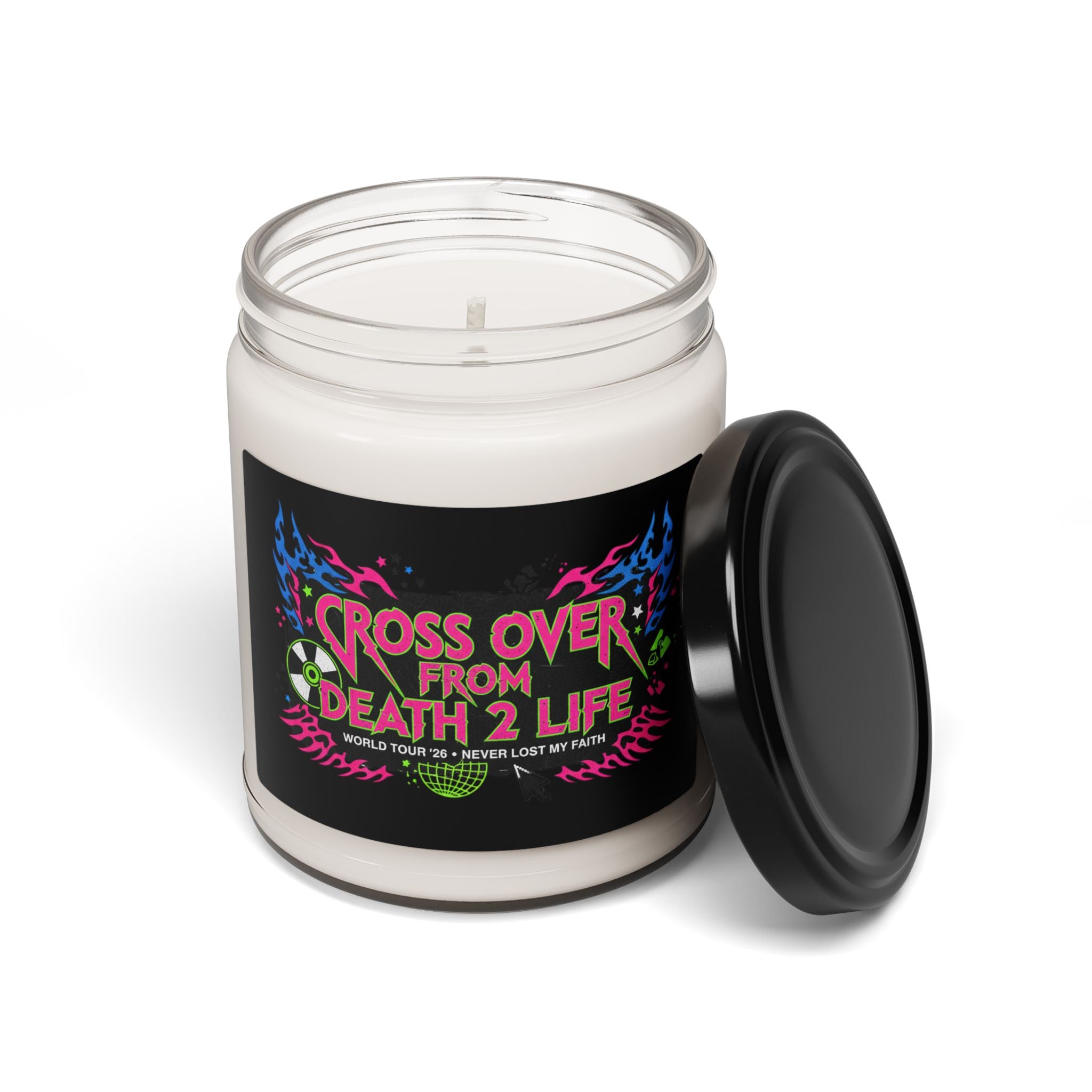 Soy Candle — “Cross Over From Death 2 Life” Scented 9oz