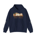 Our Story book illustration Hoodie | cozy book aesthetic, reading life