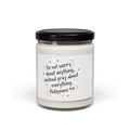 handwritten messy script candle | soy jar candle, doodle lettering affirmation