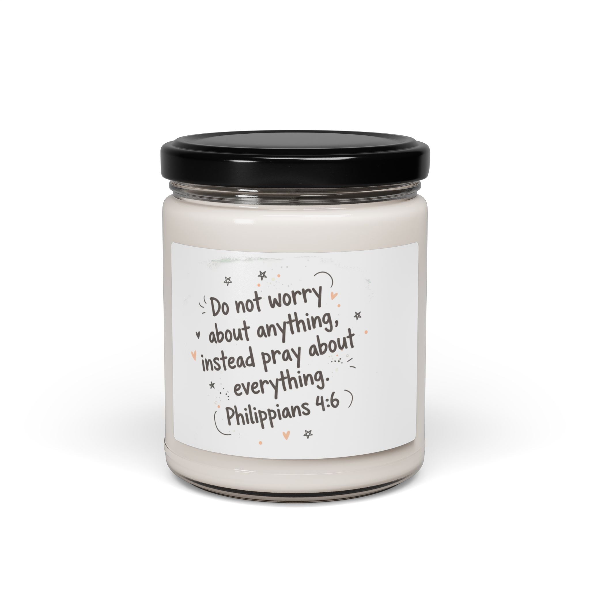 handwritten messy script candle | soy jar candle, doodle lettering affirmation