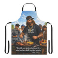 Biblical Brotherhood BBQ Apron — Psalm 133:1 Grill Apron