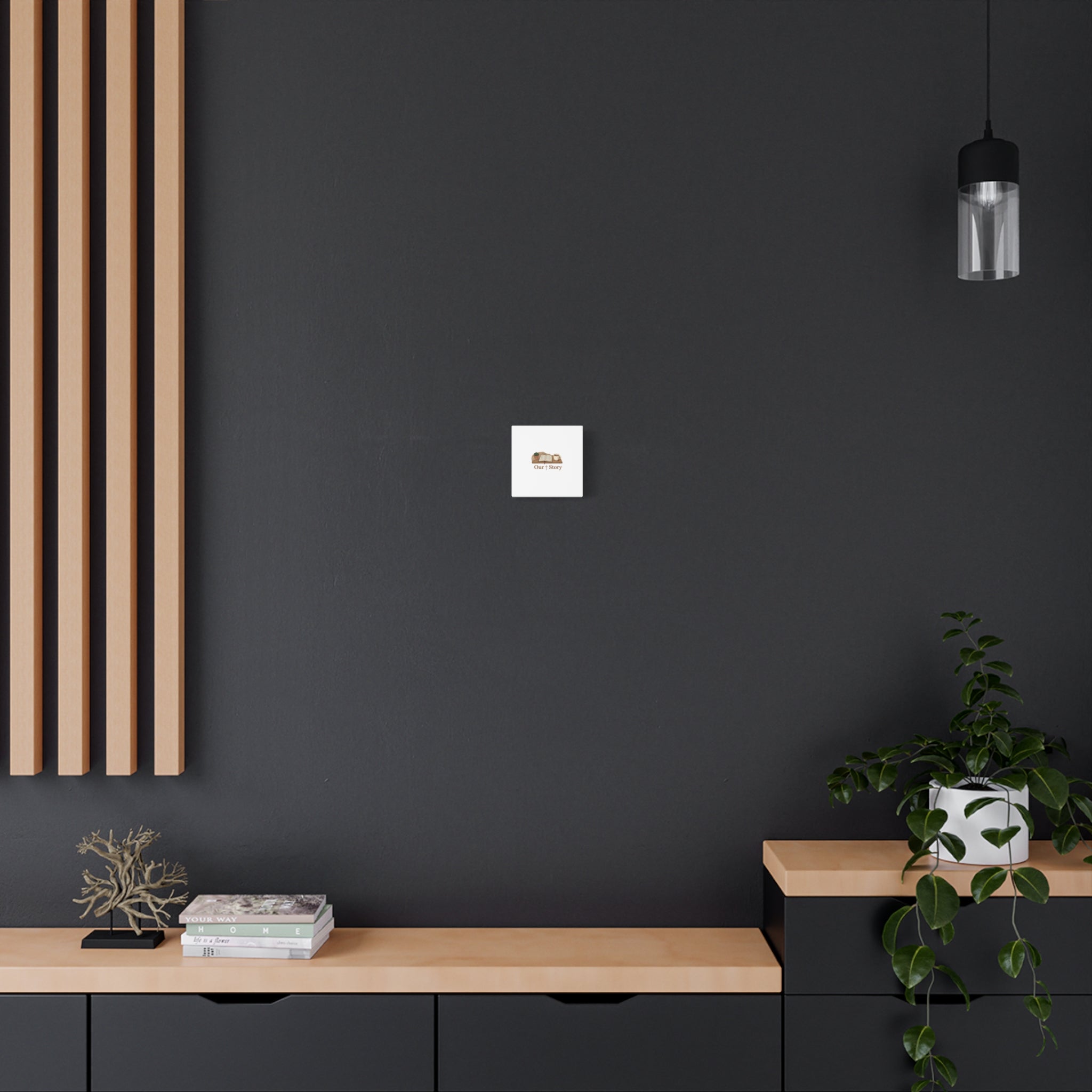Our Story Canvas | Cozy Reading Aesthetic, Bookish Home Decor