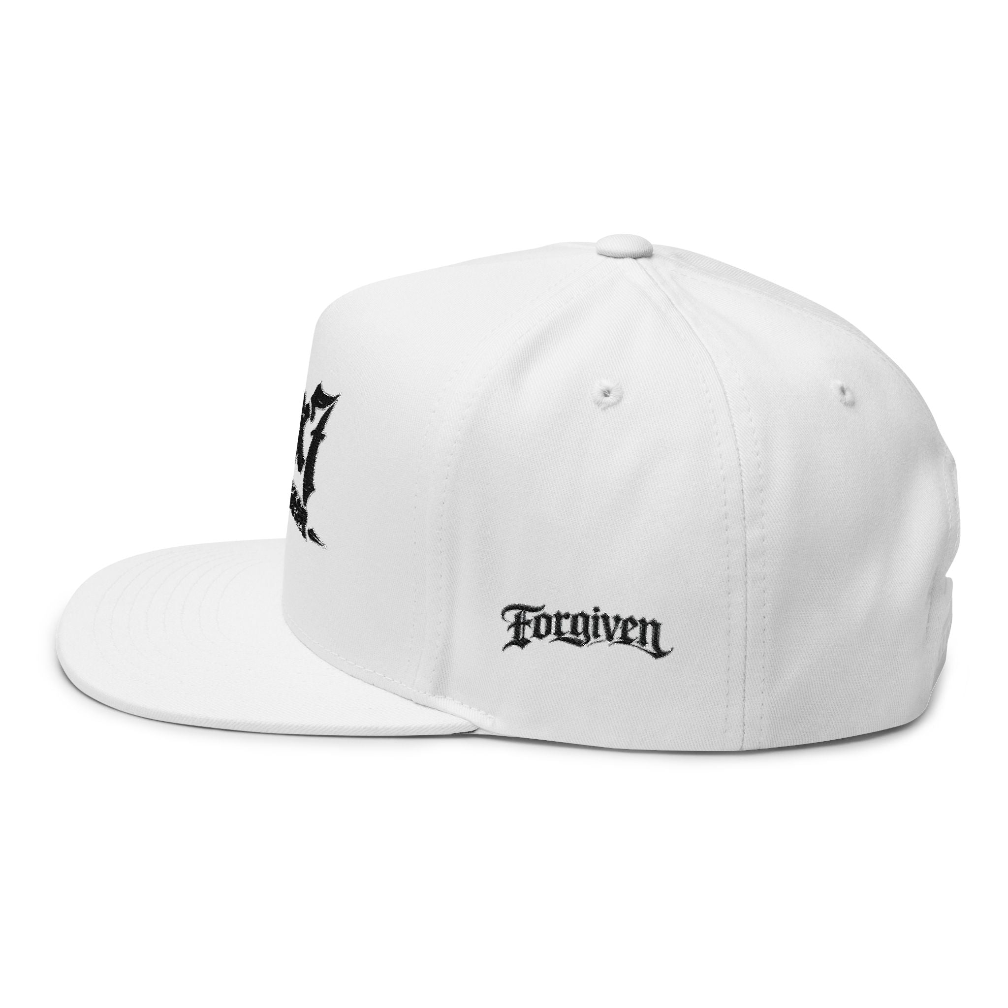 707 Streetwear Forgiven Embroidered Flat Bill Cap