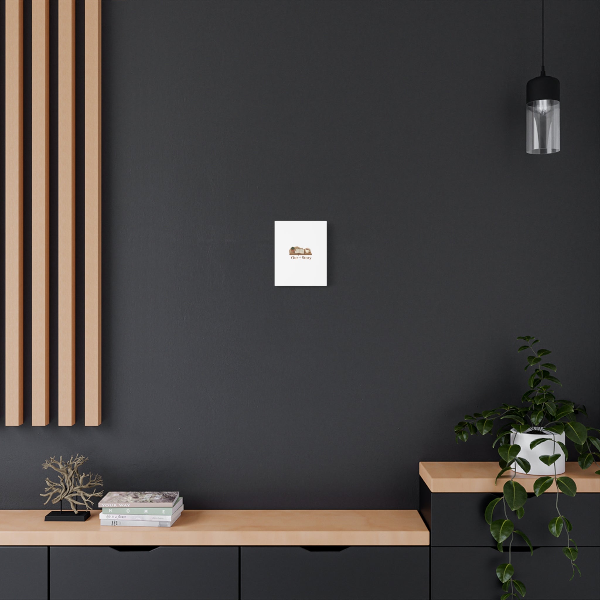 Our Story Canvas | Cozy Reading Aesthetic, Bookish Home Decor