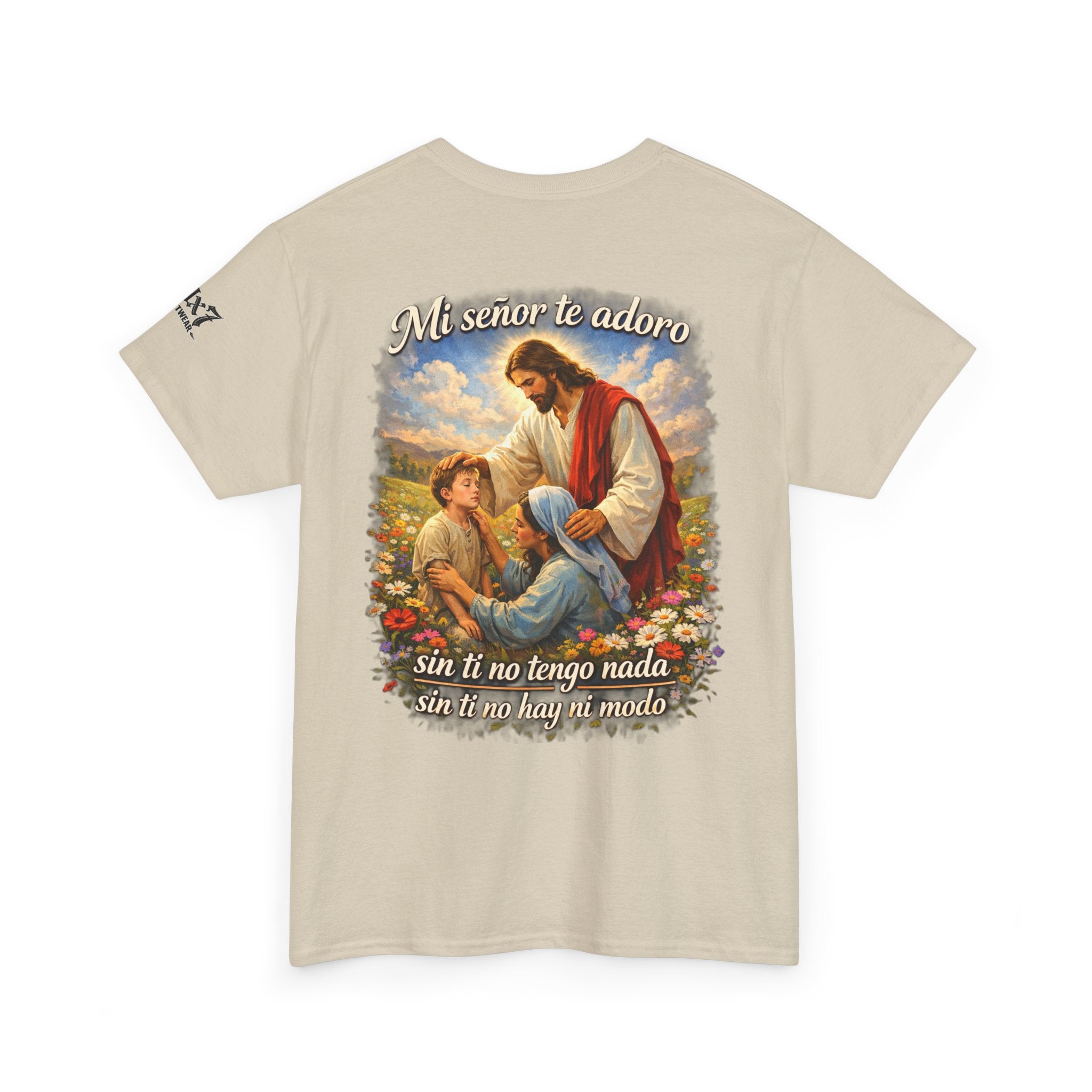 70x7 Streetwear “Mi Señor Te Adoro” Christian Graphic Tee