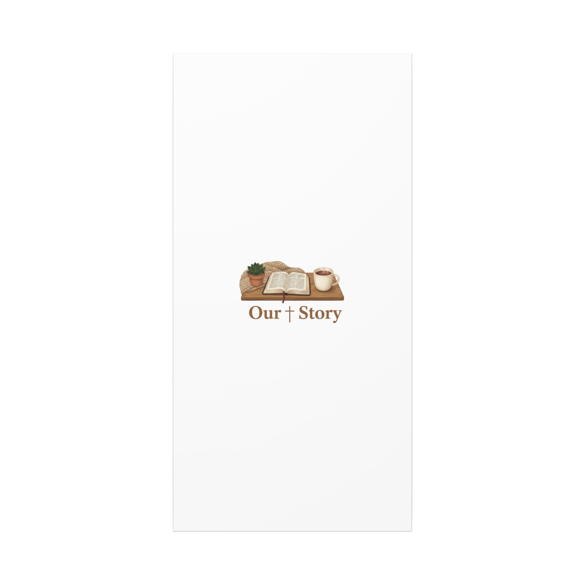 Our Story Canvas | Cozy Reading Aesthetic, Bookish Home Decor