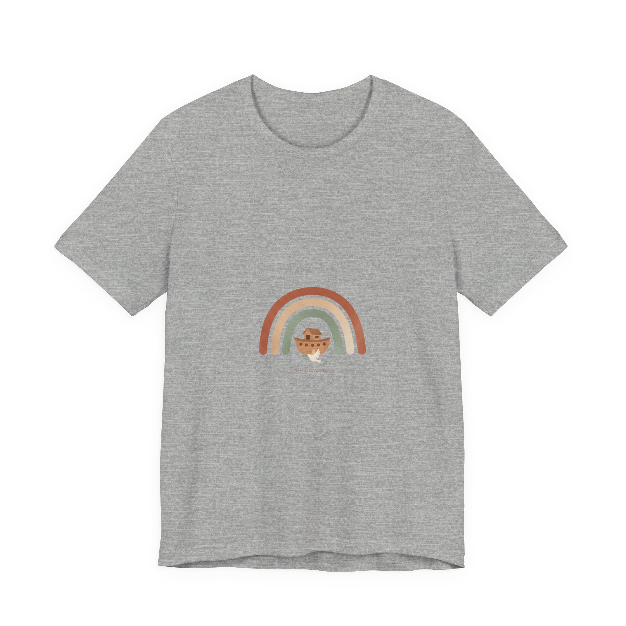 Neutral Rainbow Arc Tee | muted rainbow shirt, boho rainbow