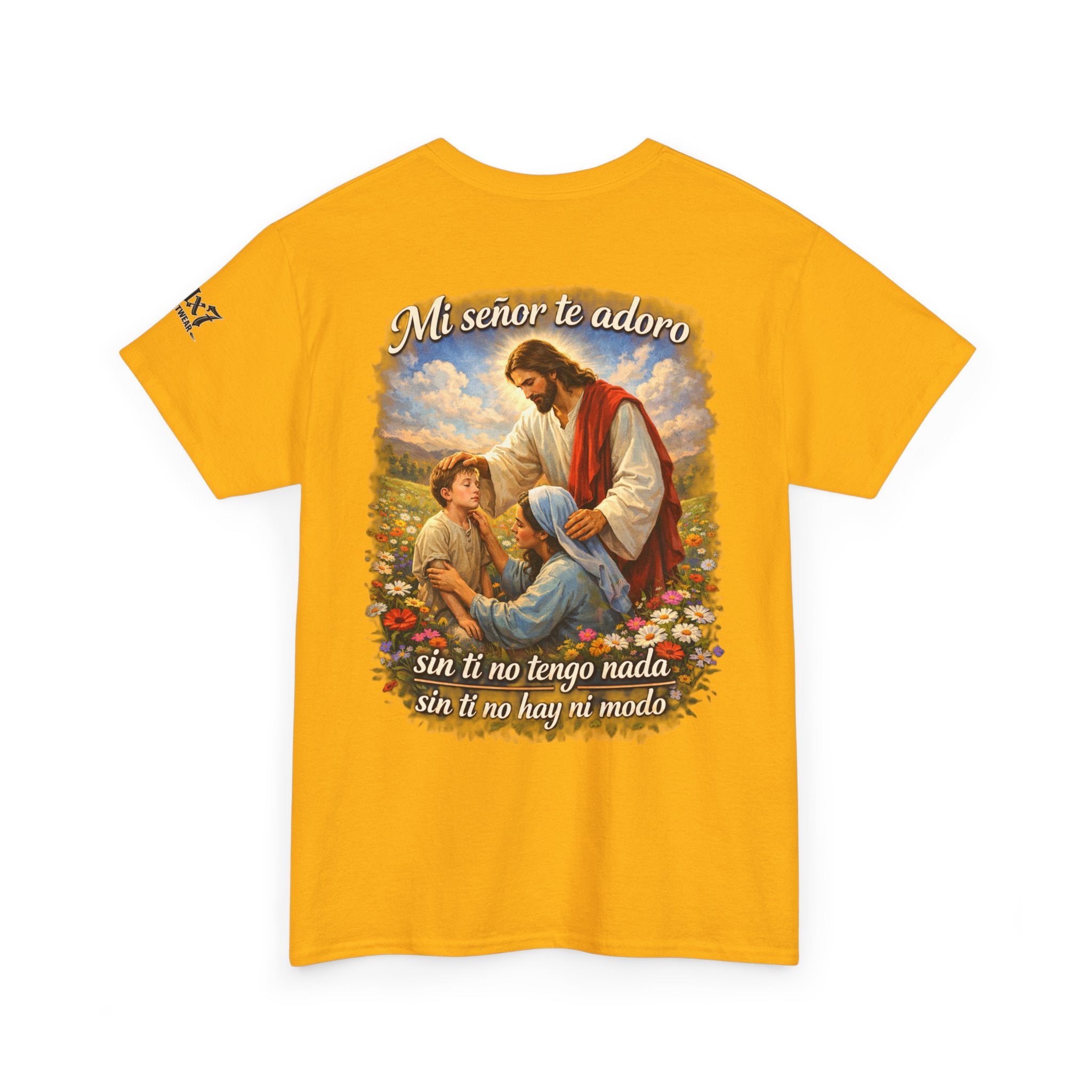 70x7 Streetwear “Mi Señor Te Adoro” Christian Graphic Tee