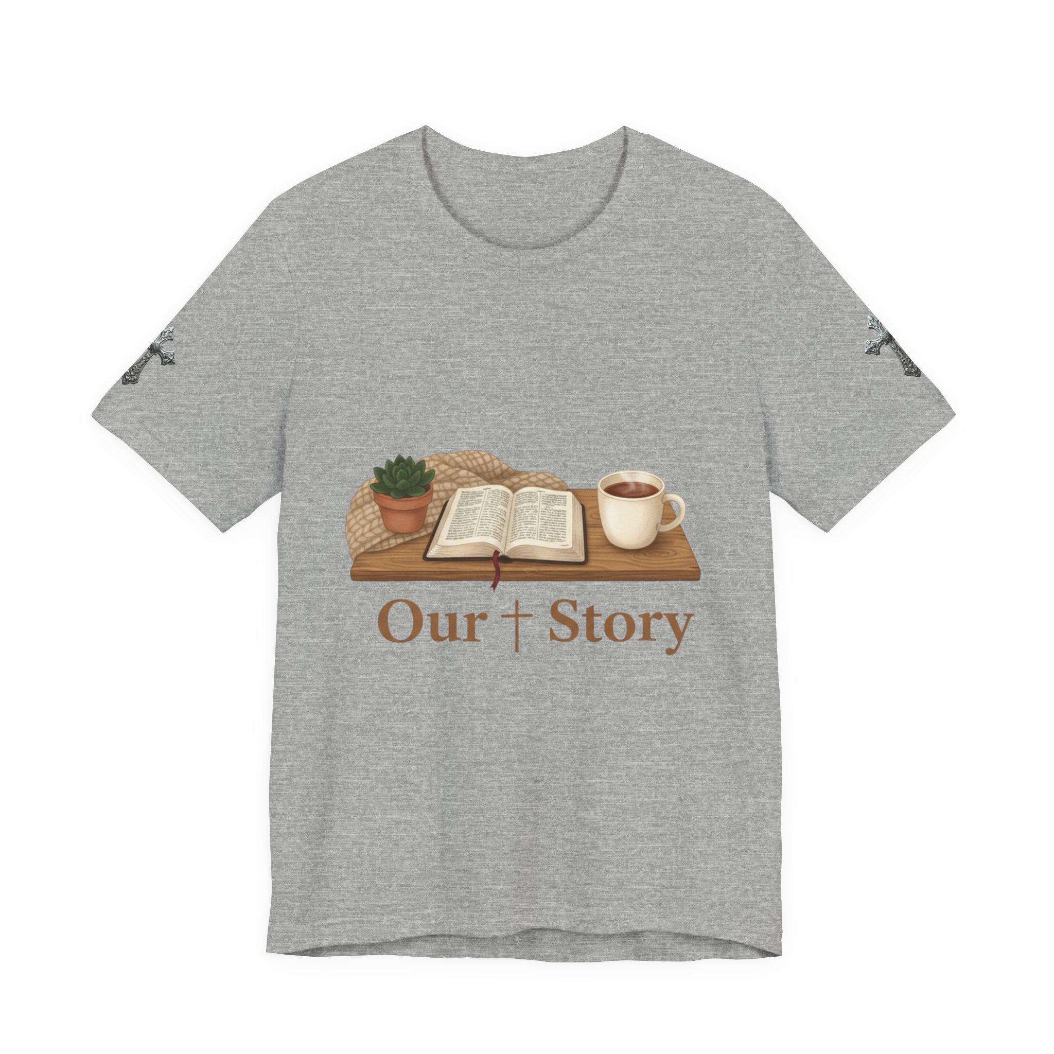 Our Story bookish reading tee | cozy book aesthetic, library life