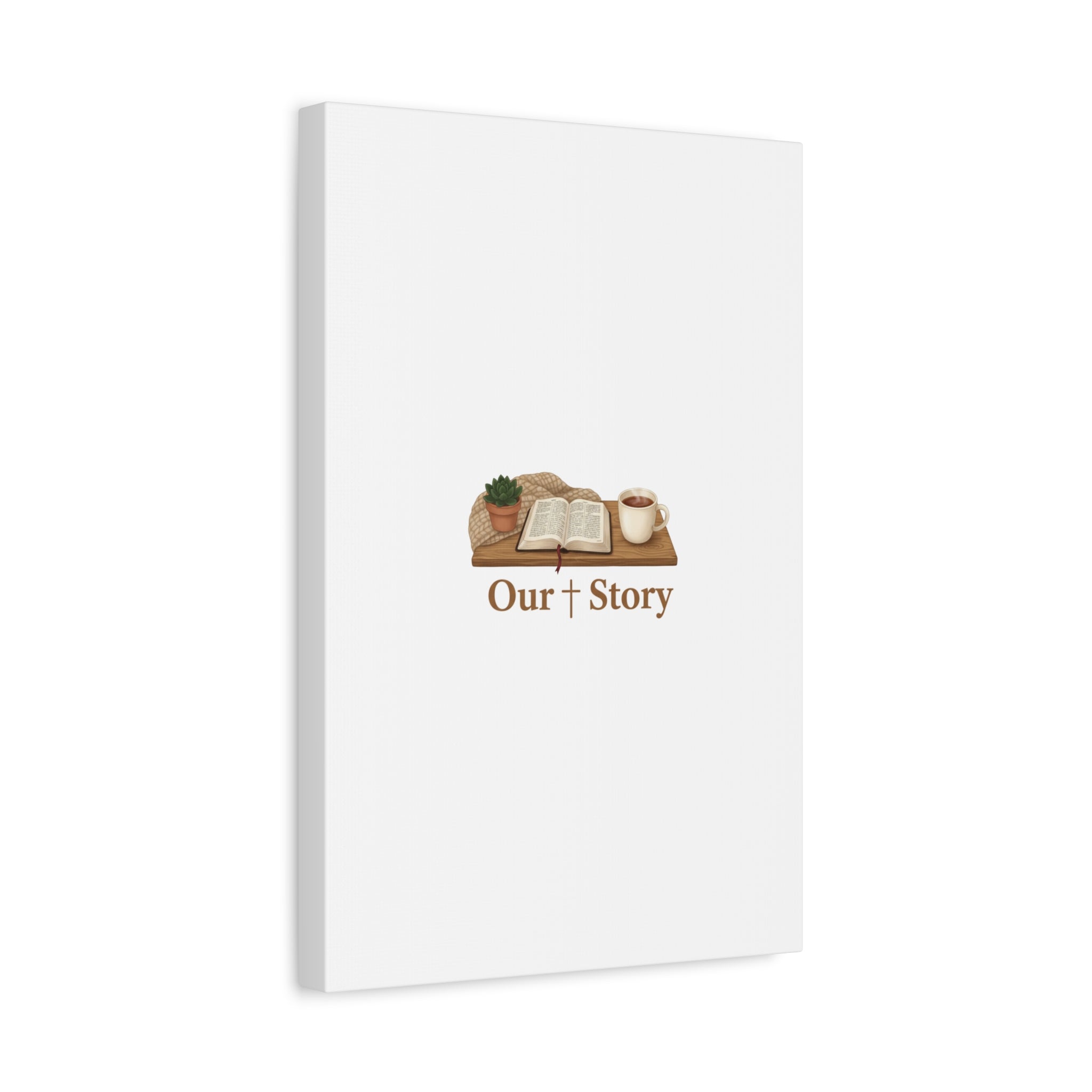 Our Story Canvas | Cozy Reading Aesthetic, Bookish Home Decor