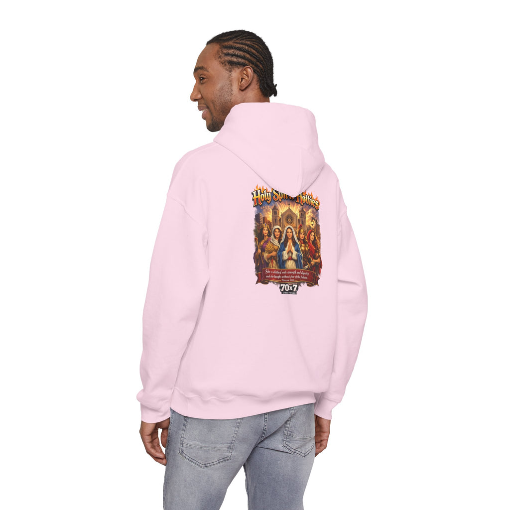 70x7 Streetwear Holy Spirit Hotties Religious Graphic Hoodie