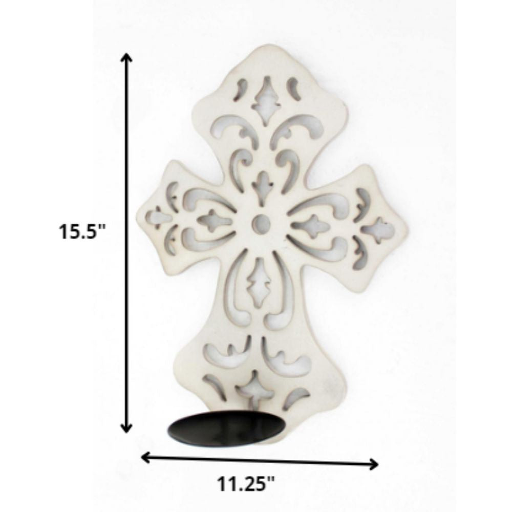 White Wood Candle Tray Single-Pack