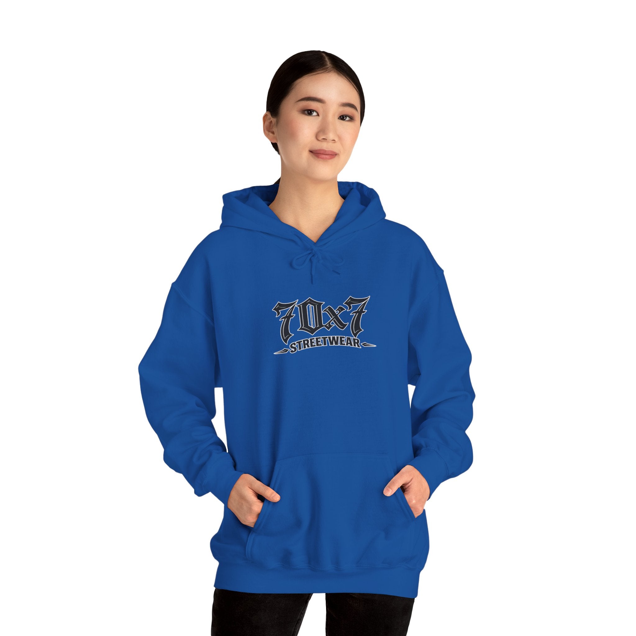 70x7 Streetwear Hoodie — 70x7 "Walk Different" Graphic Pullover