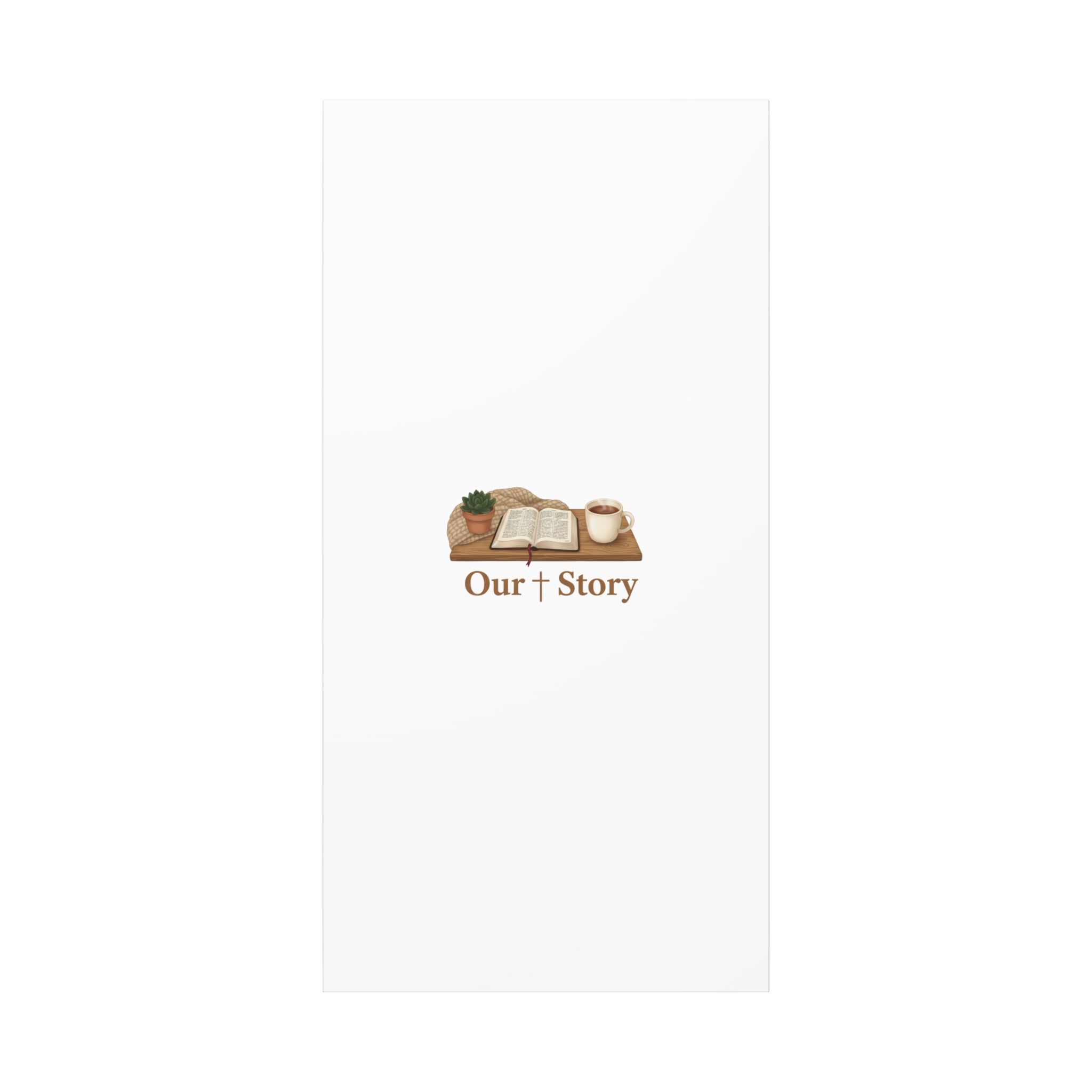 Our Story Canvas | Cozy Reading Aesthetic, Bookish Home Decor