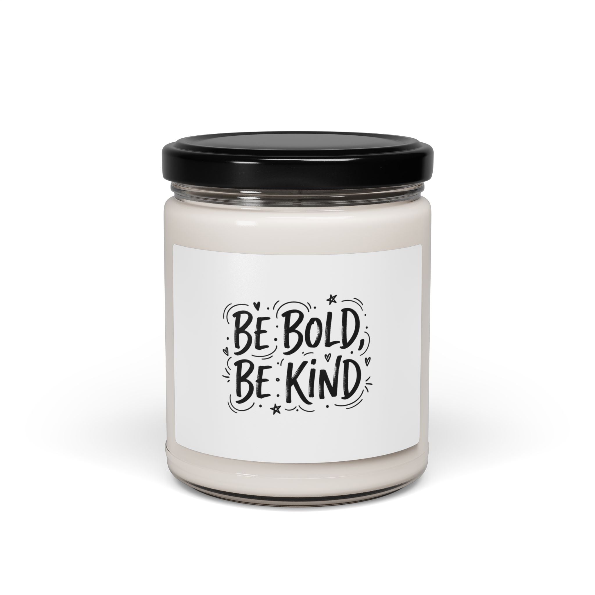 Be Bold Be Kind Soy Candle | Handwritten Brush Script, Marker Font Style