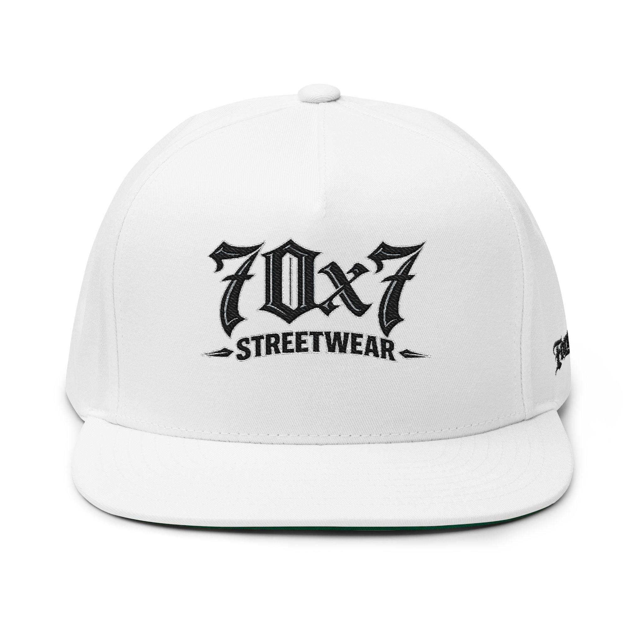707 Streetwear Forgiven Embroidered Flat Bill Cap
