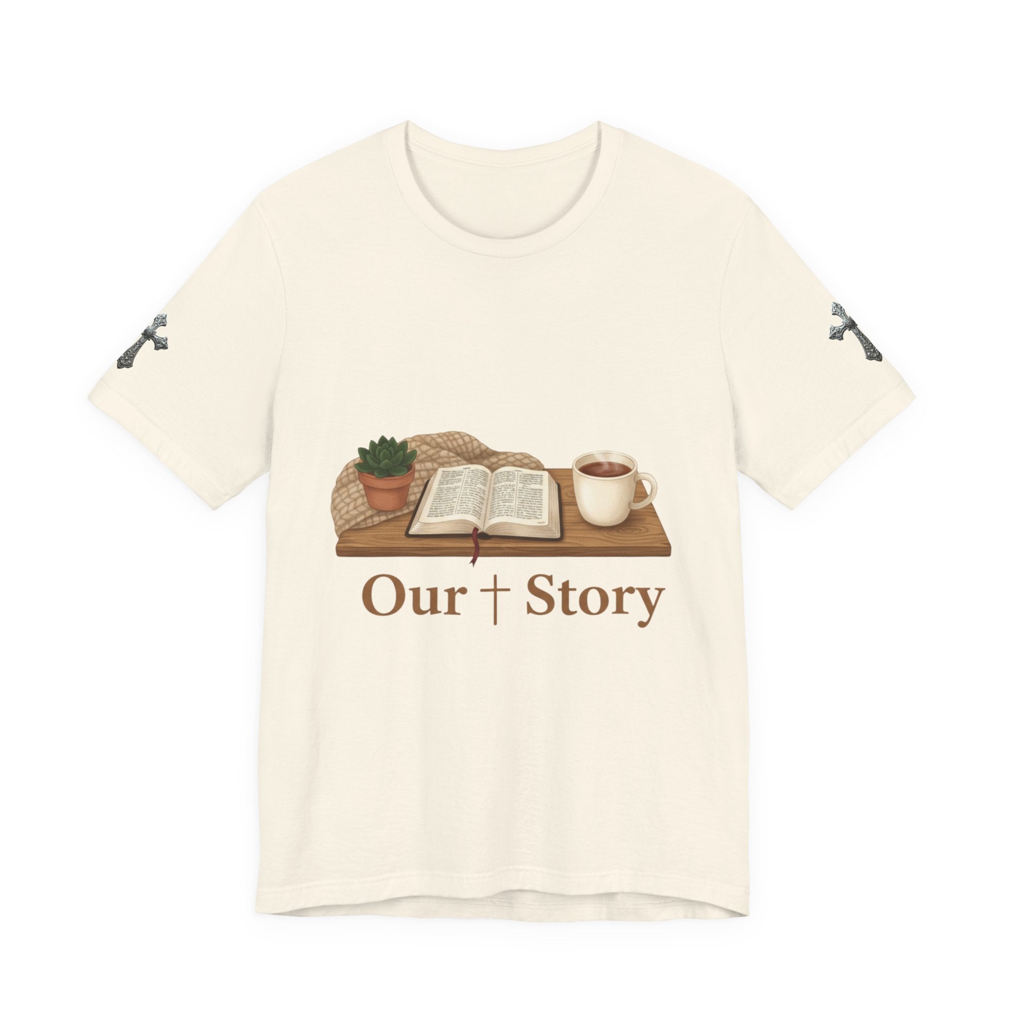 Our Story bookish reading tee | cozy book aesthetic, library life