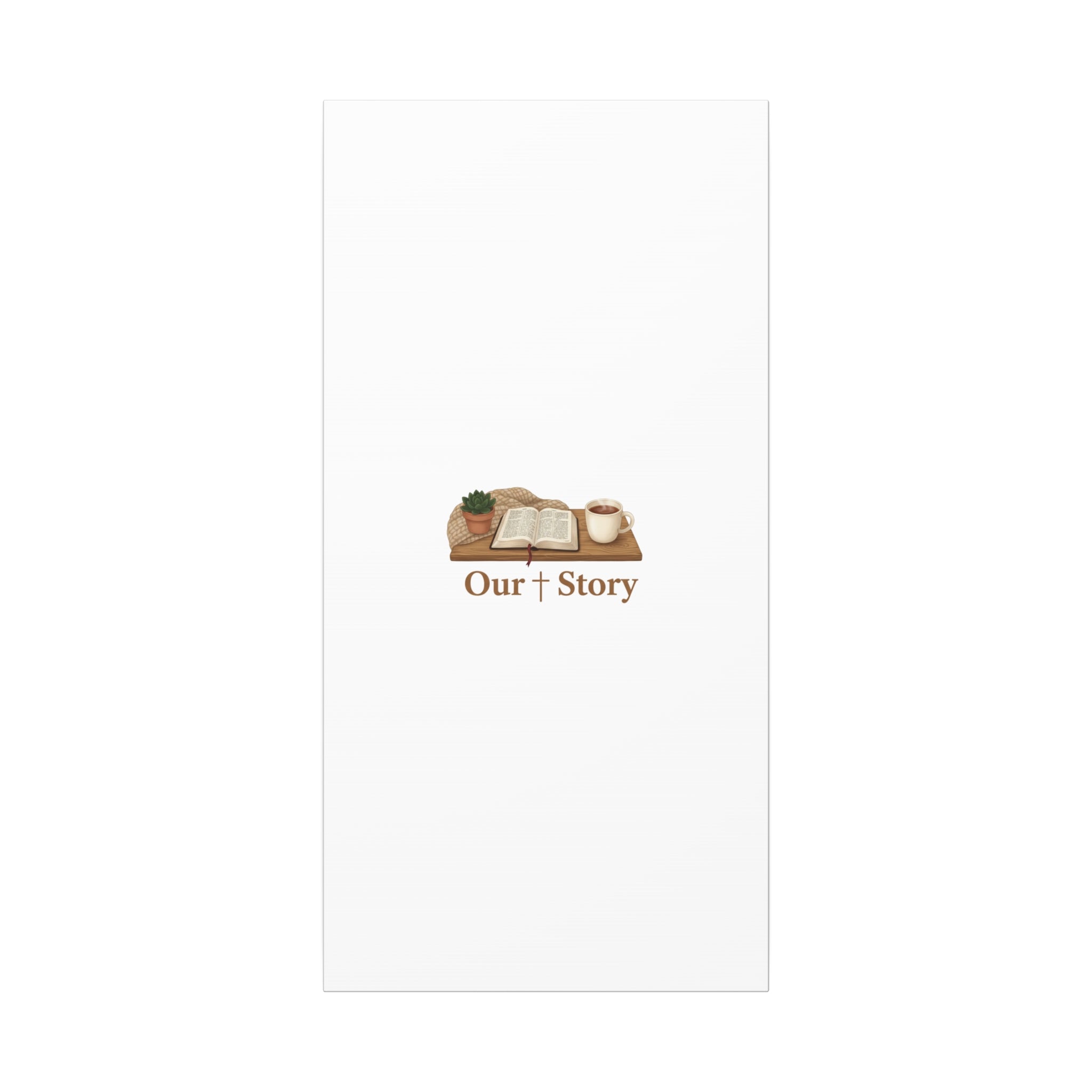 Our Story Canvas | Cozy Reading Aesthetic, Bookish Home Decor