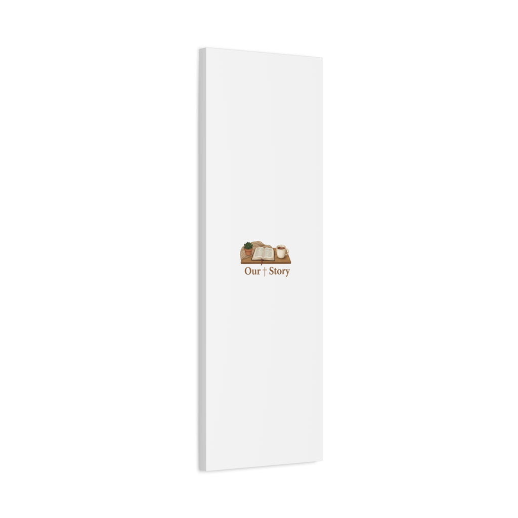 Our Story Canvas | Cozy Reading Aesthetic, Bookish Home Decor