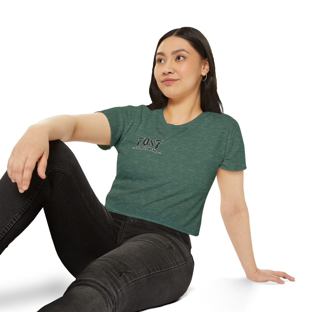 Genesis 3"14 Women's Crop Top — 'You Surely Will Not Die!' 70x7 Streetwear Graphic