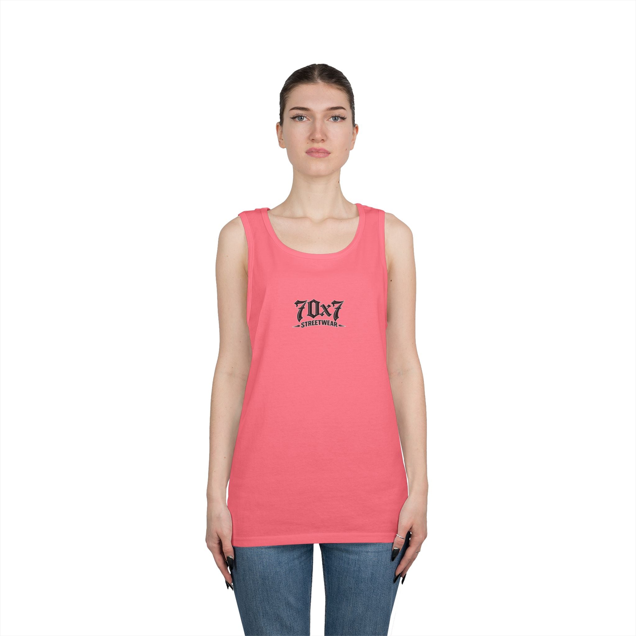 Tank Top — 70x7 Cross Graphic Christian Faith Tank