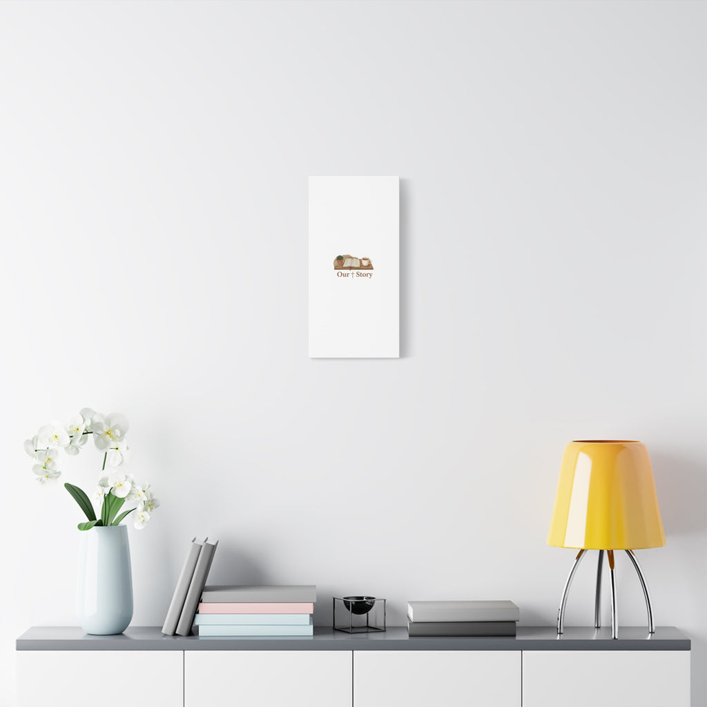 Our Story Canvas | Cozy Reading Aesthetic, Bookish Home Decor