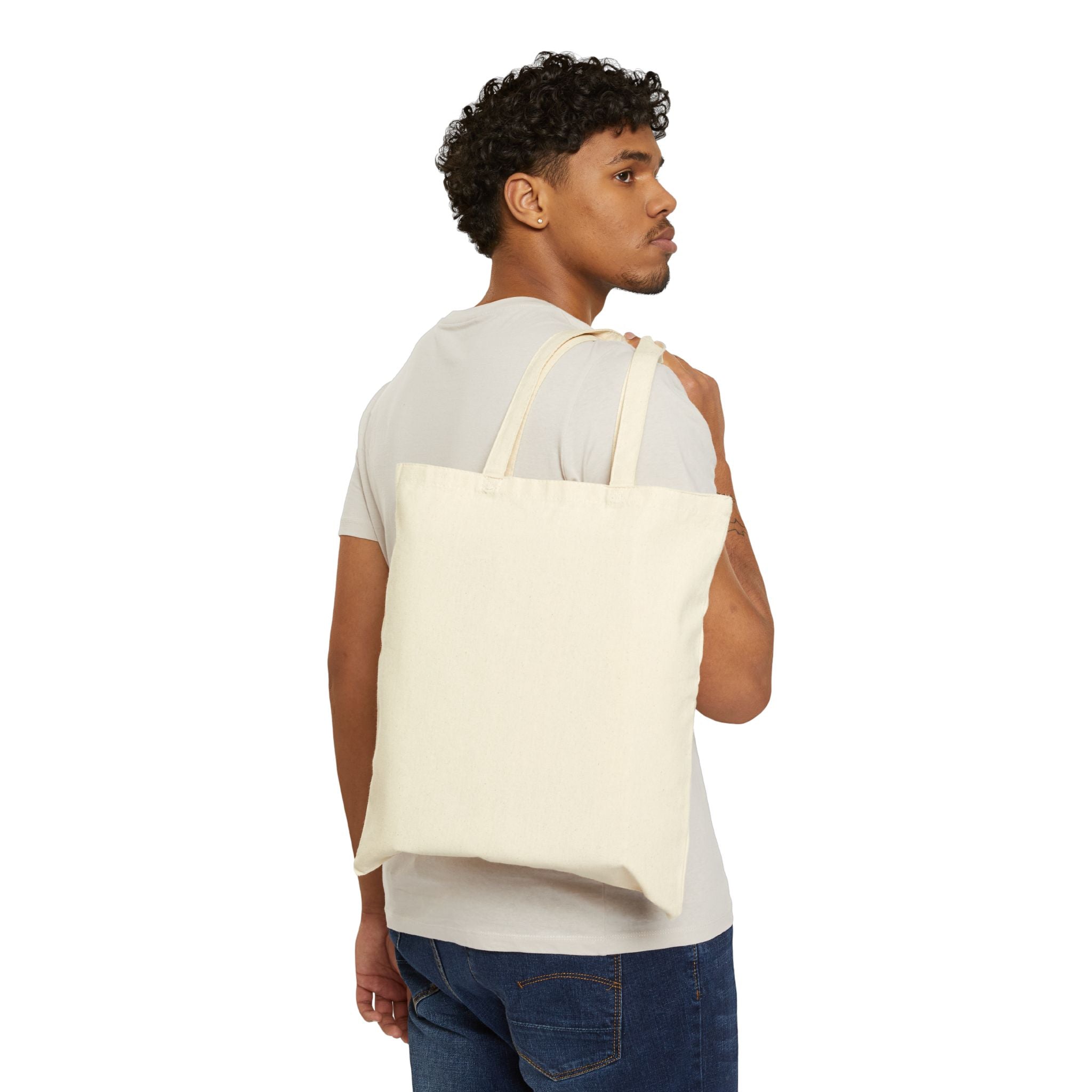 handwritten messy script tote | cotton canvas, doodle text, marker font aesthetic