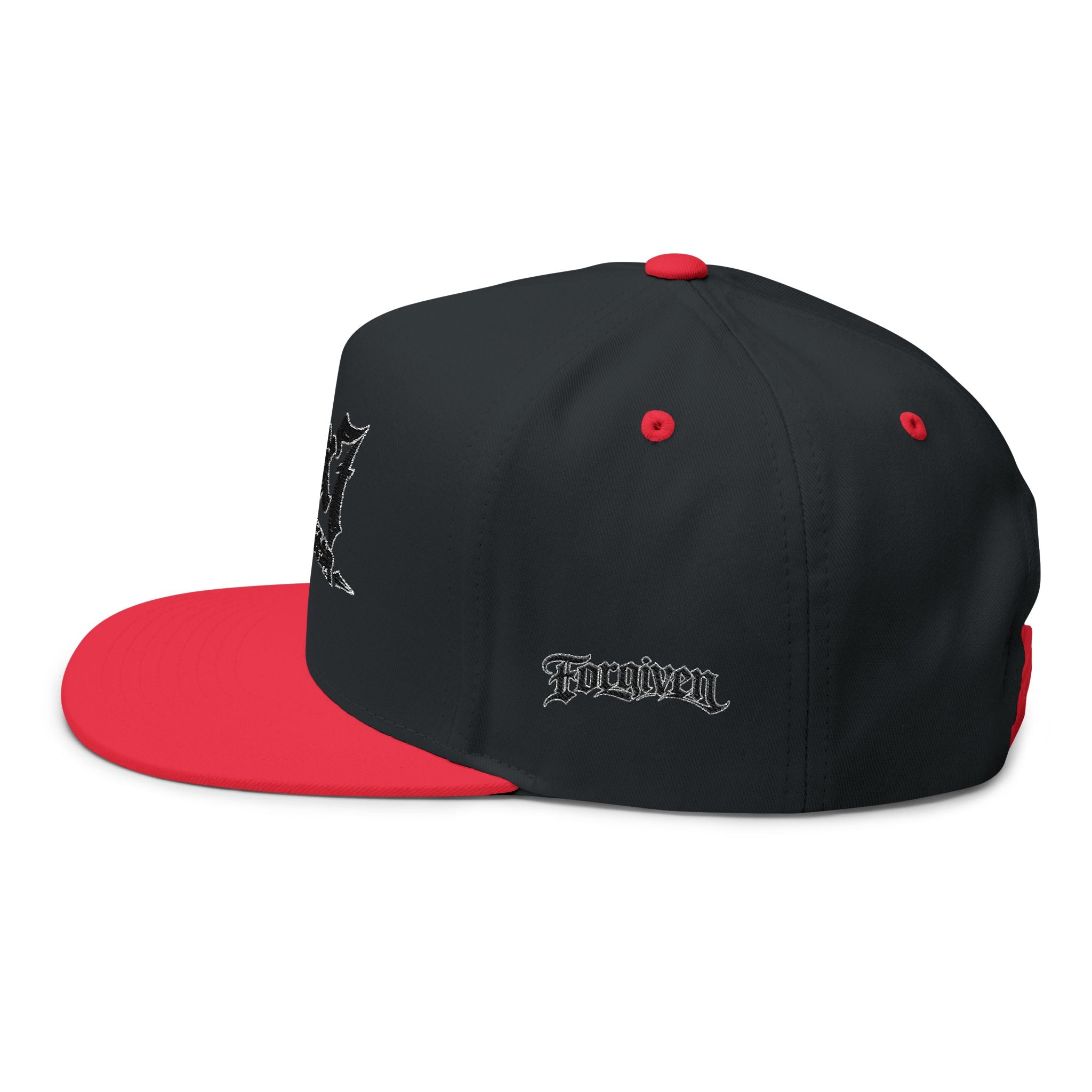 707 Streetwear Forgiven Embroidered Flat Bill Cap